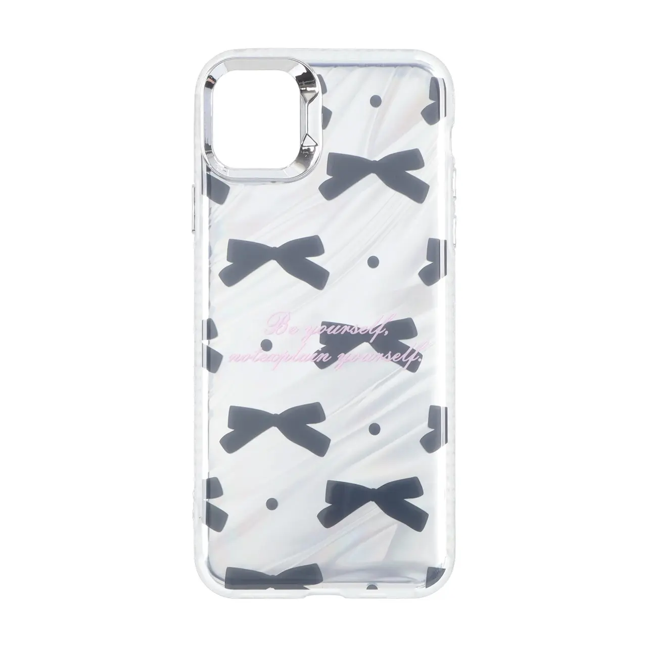 قاب Pucker هفت رنگ دور ژله ای مات لنز کروم Apple iPhone 11 Pro Max - طرح 362