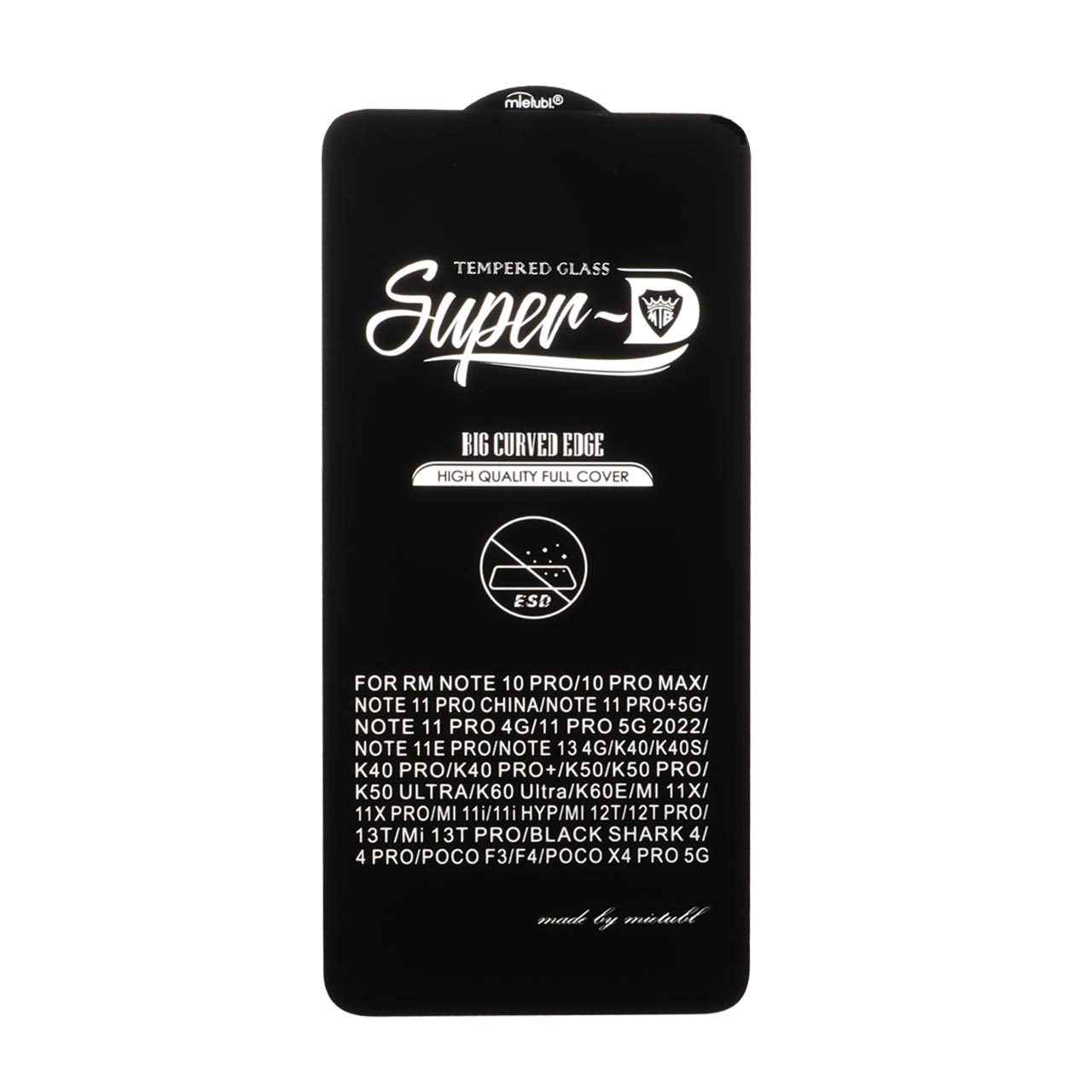 محافظ صفحه نمایش شیشه ای Mietubl Super D با قابلیت ESD مناسب برای شیائومی ردمی نوت 13 4G و پوکو M7 پرو 5G