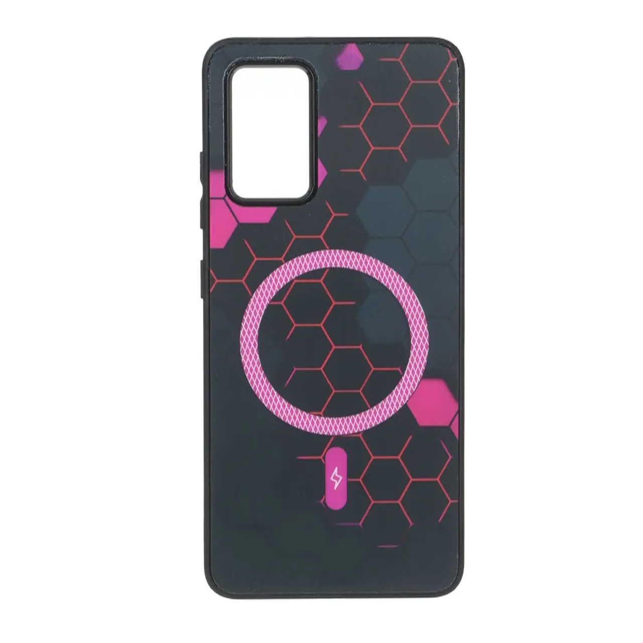 قاب طرح مگ سیف Hexagon هاشور دار مناسب برای سامسونگ گلکسی A32 4G