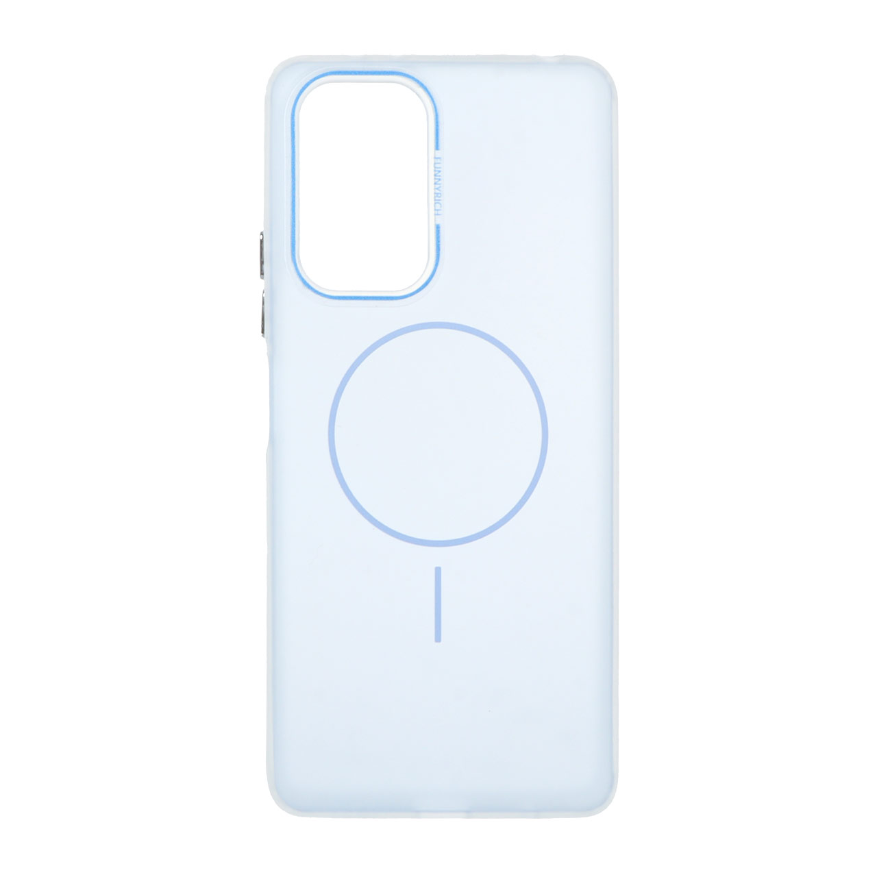 قاب مات Funnyrich طرح مگ سیف دور مات Xiaomi Redmi Note 10 Pro 4G / Redmi Note 10 Pro Max - آبی