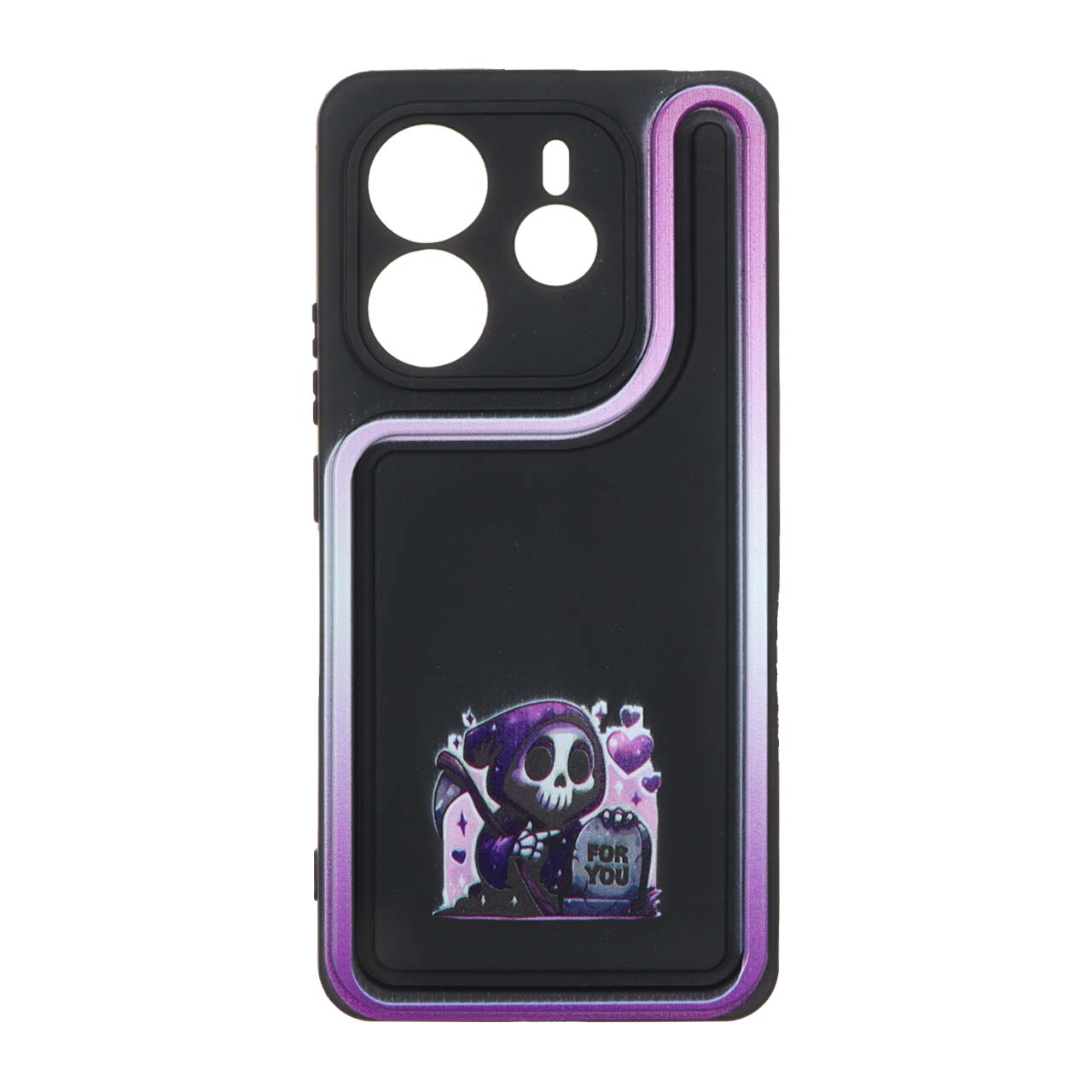 قاب Solid Case منحنی طرح اسکلت مهربان FOR YOU مناسب برای شیائومی ردمی نوت 14 4G