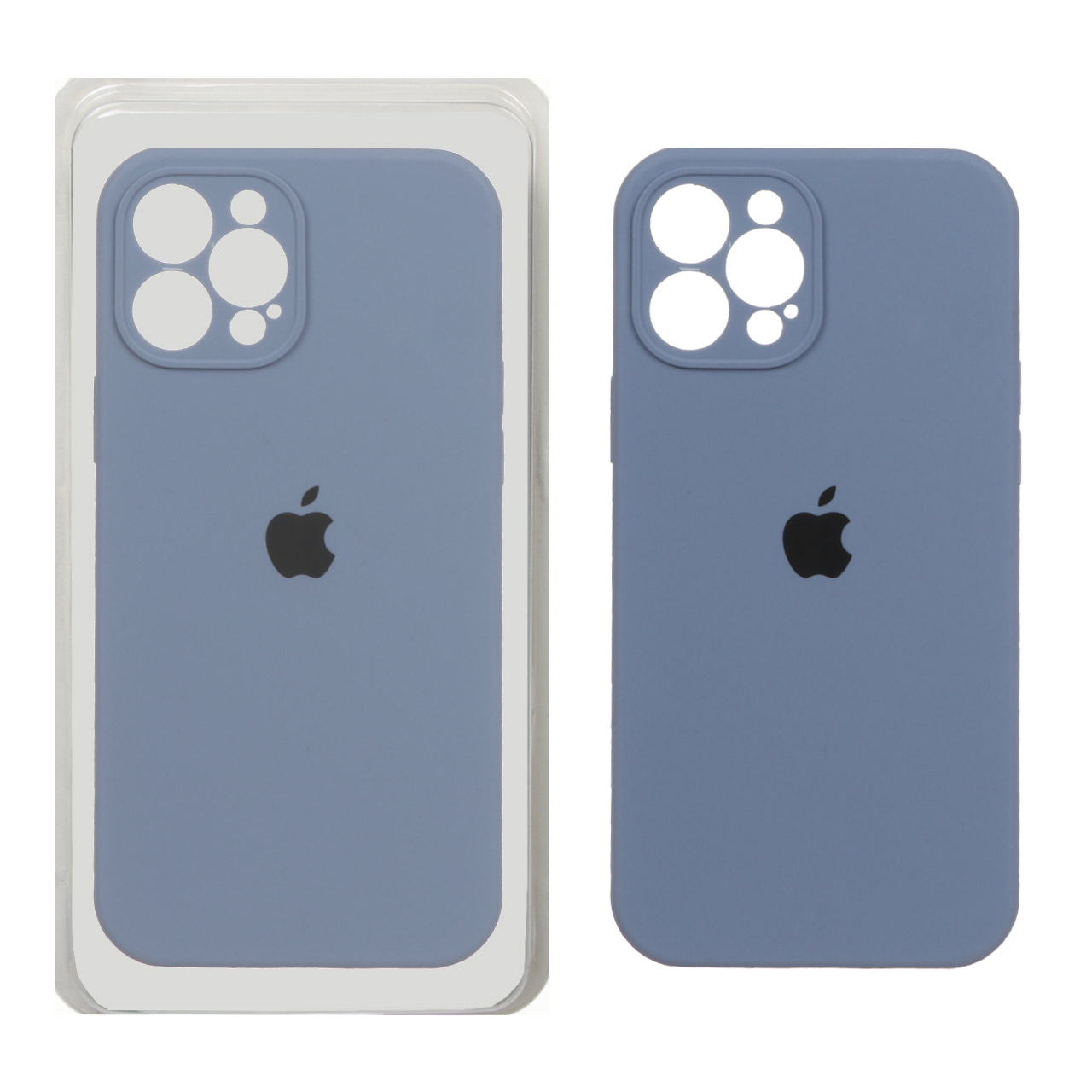 قاب سیلیکونی پاک کنی اورجینال ++A مدل Apple iPhone 12 Pro Max - فیلی (پک دار)