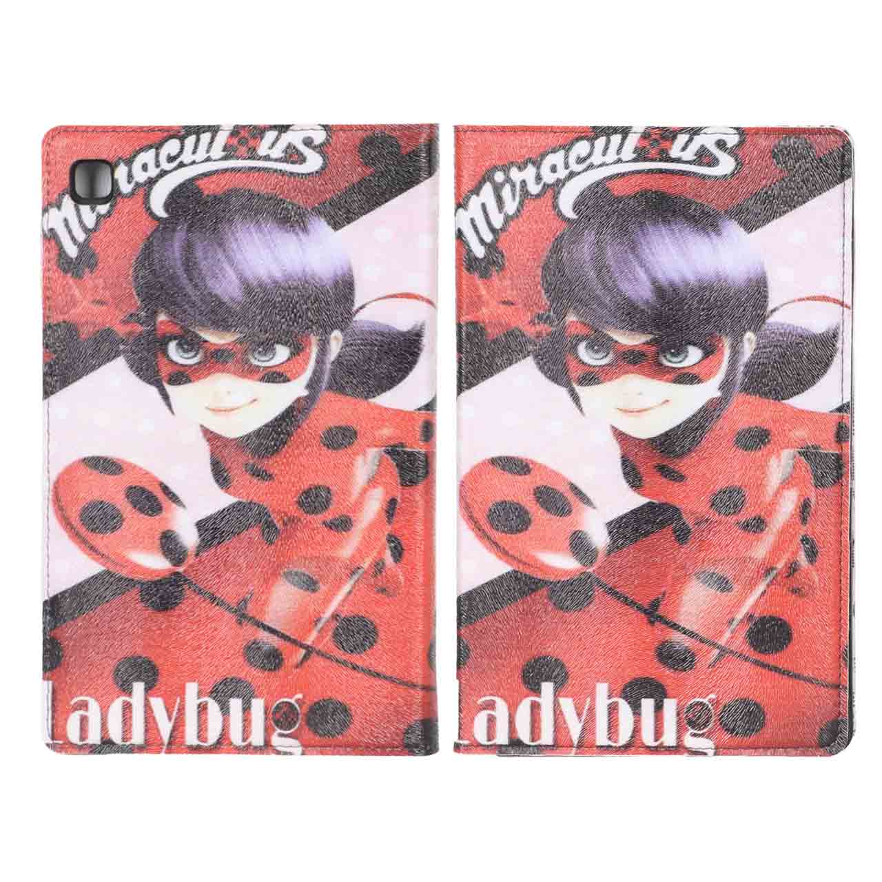 کیف تبلت طرح دختر کفشدوزکی Miraculous Ladybug مناسب برای Samsung Galaxy Tab A7 Lite (T220/T225)