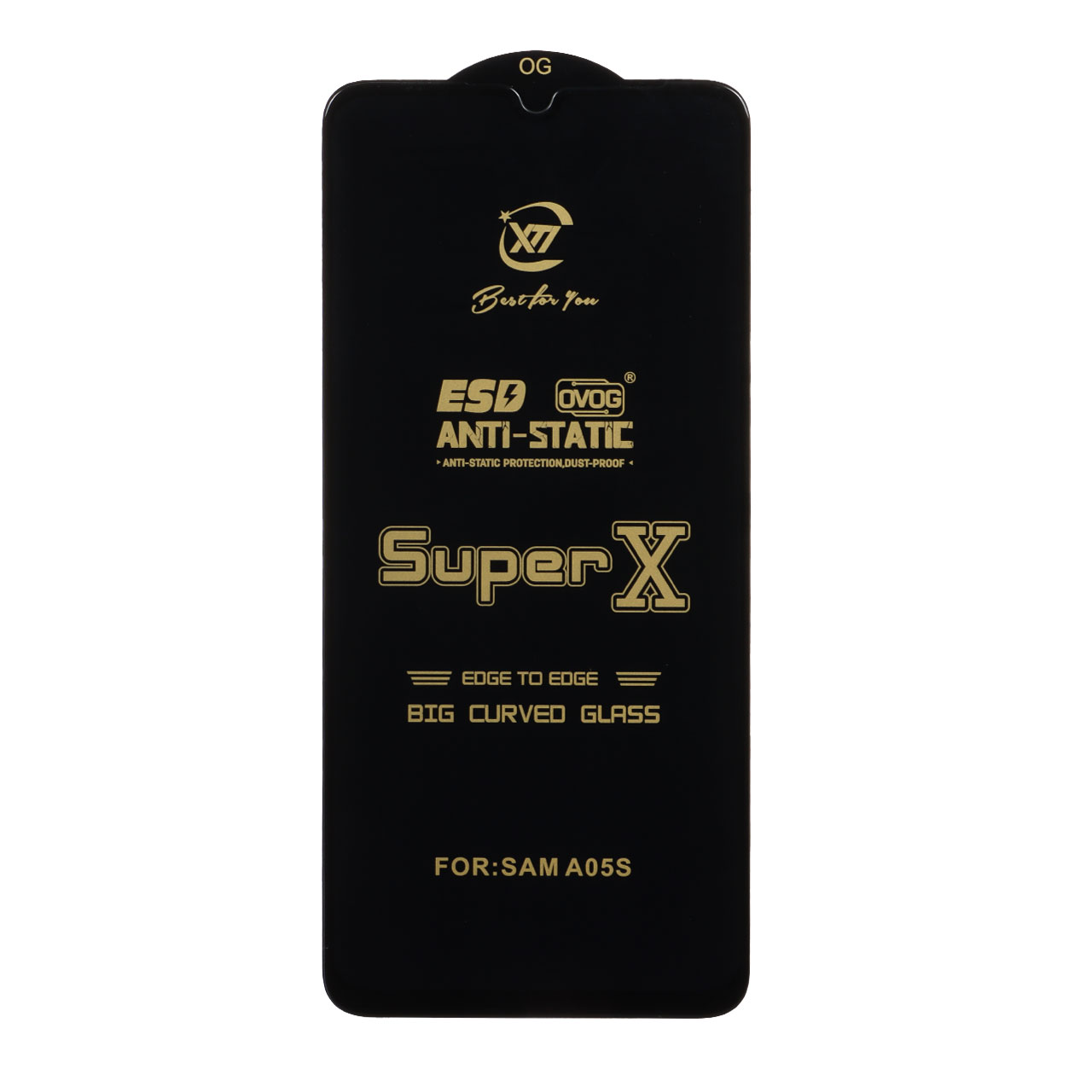 محافظ صفحه نمایش آنتی استاتیک Full Cover Super X مدل Samsung A07 / A06 / A05S / Realme C51 / Realme C53 / Narzo N53 / Realme Note 50