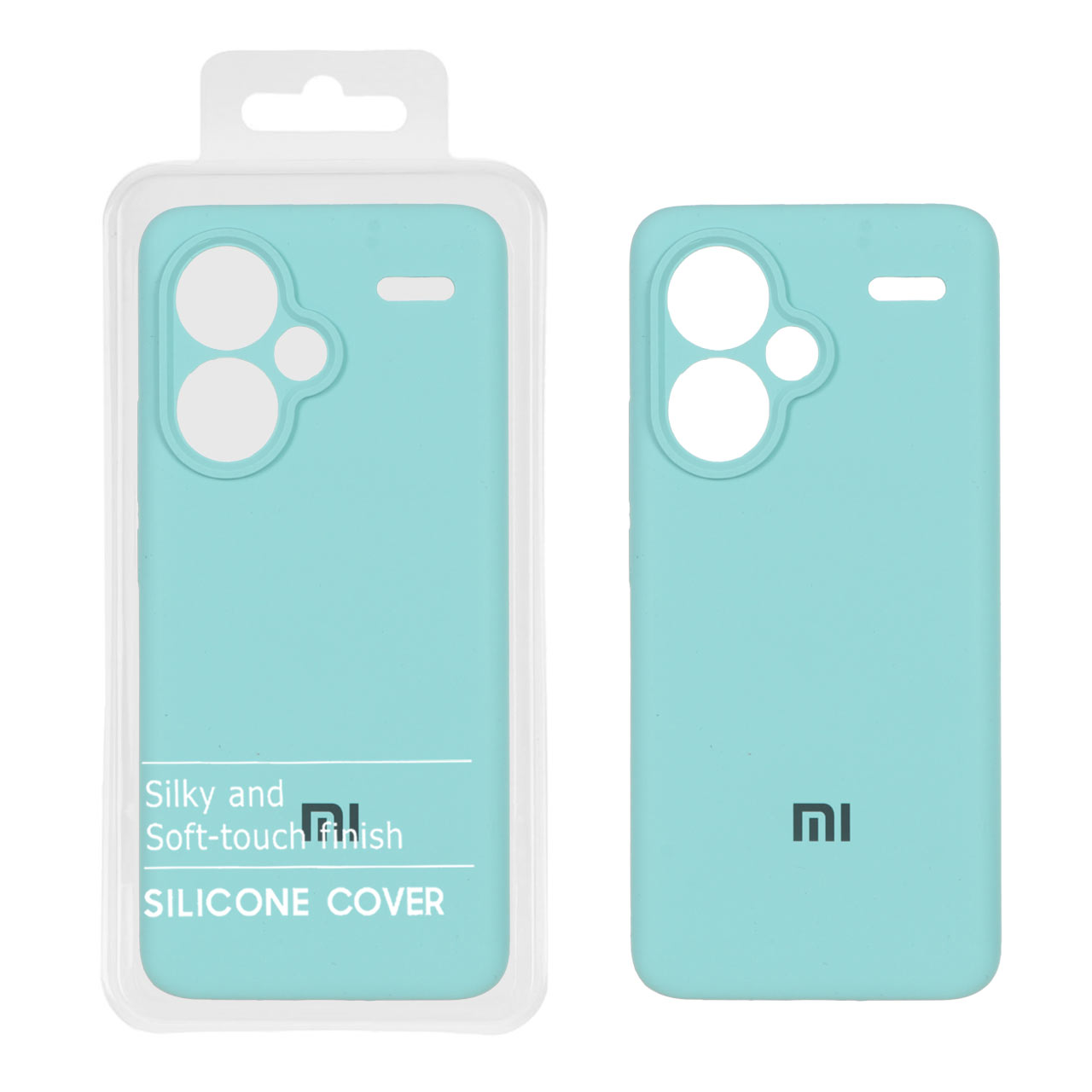 قاب سیلیکونی پاک کنی Master Quality سبز آبی مناسب برای شیائومی ردمی نوت 13 پرو پلاس 5G
