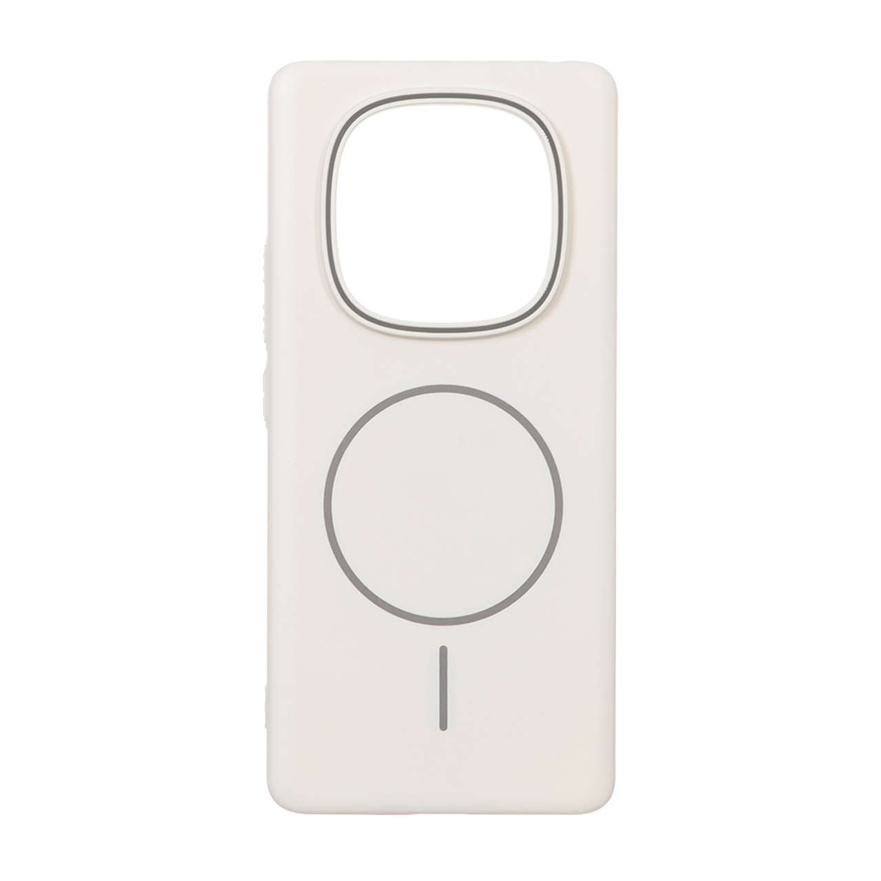 قاب پشت سخت MagSafe کرم مناسب برای شیائومی ردمی نوت 14 پرو 4G