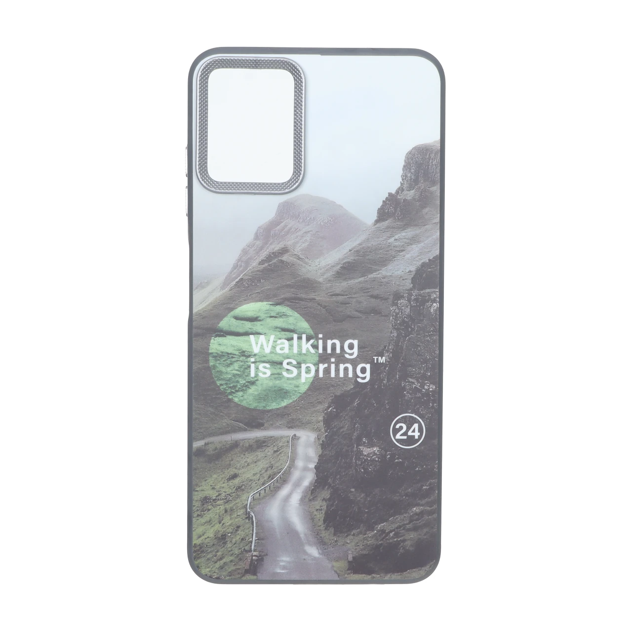 قاب طرح Walking is Spring با لنز کربن مات مناسب برای سامسونگ گلکسی A07