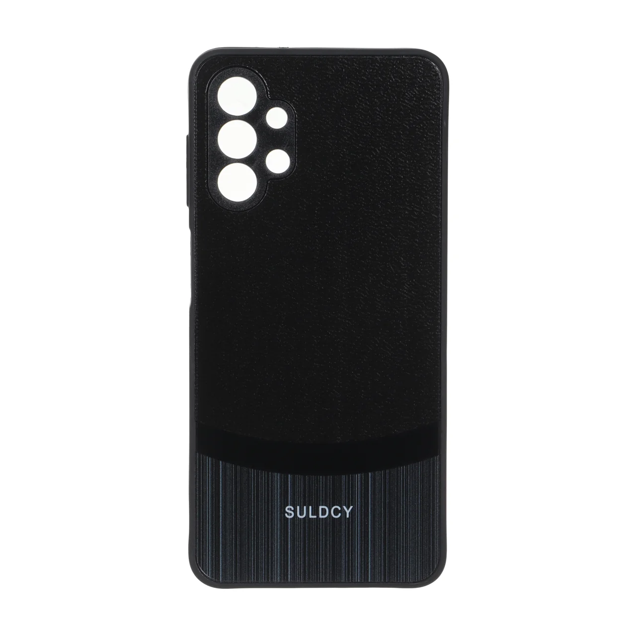 قاب Suldcy دو رنگ مشکی محافظ لنزدار مناسب برای سامسونگ گلکسی A13 4G