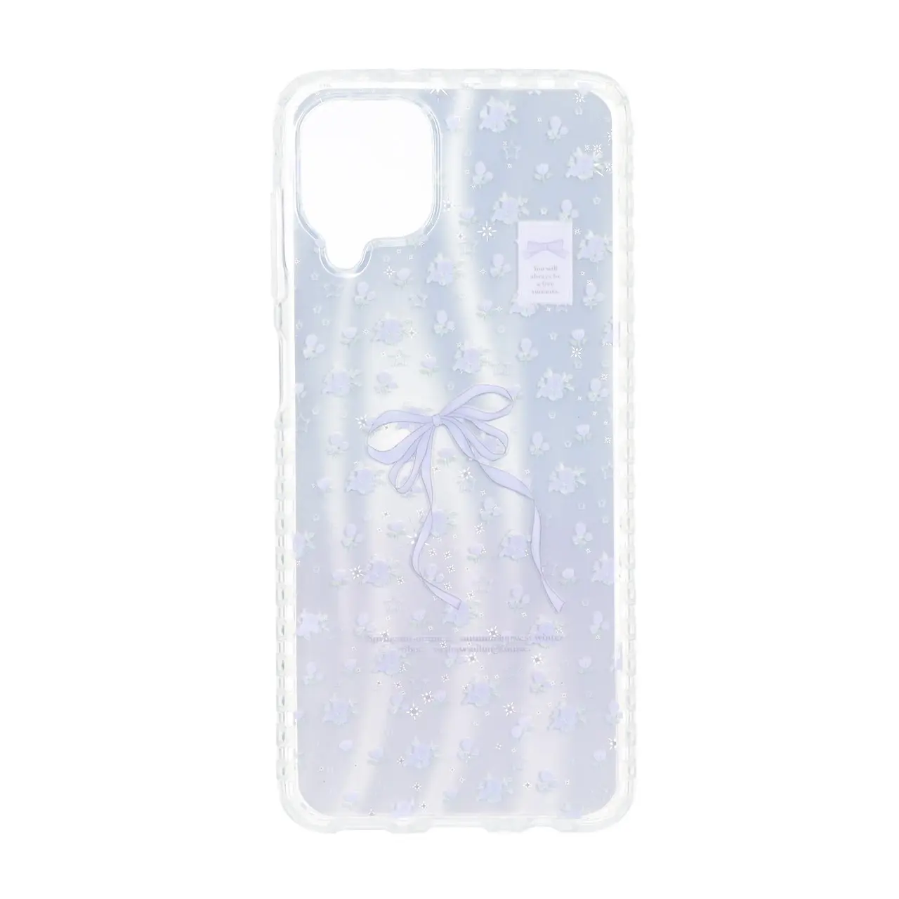قاب مات ستاره ای دور ژله ای شفاف Samsung Galaxy A12 / M12 / F12 - طرح 148