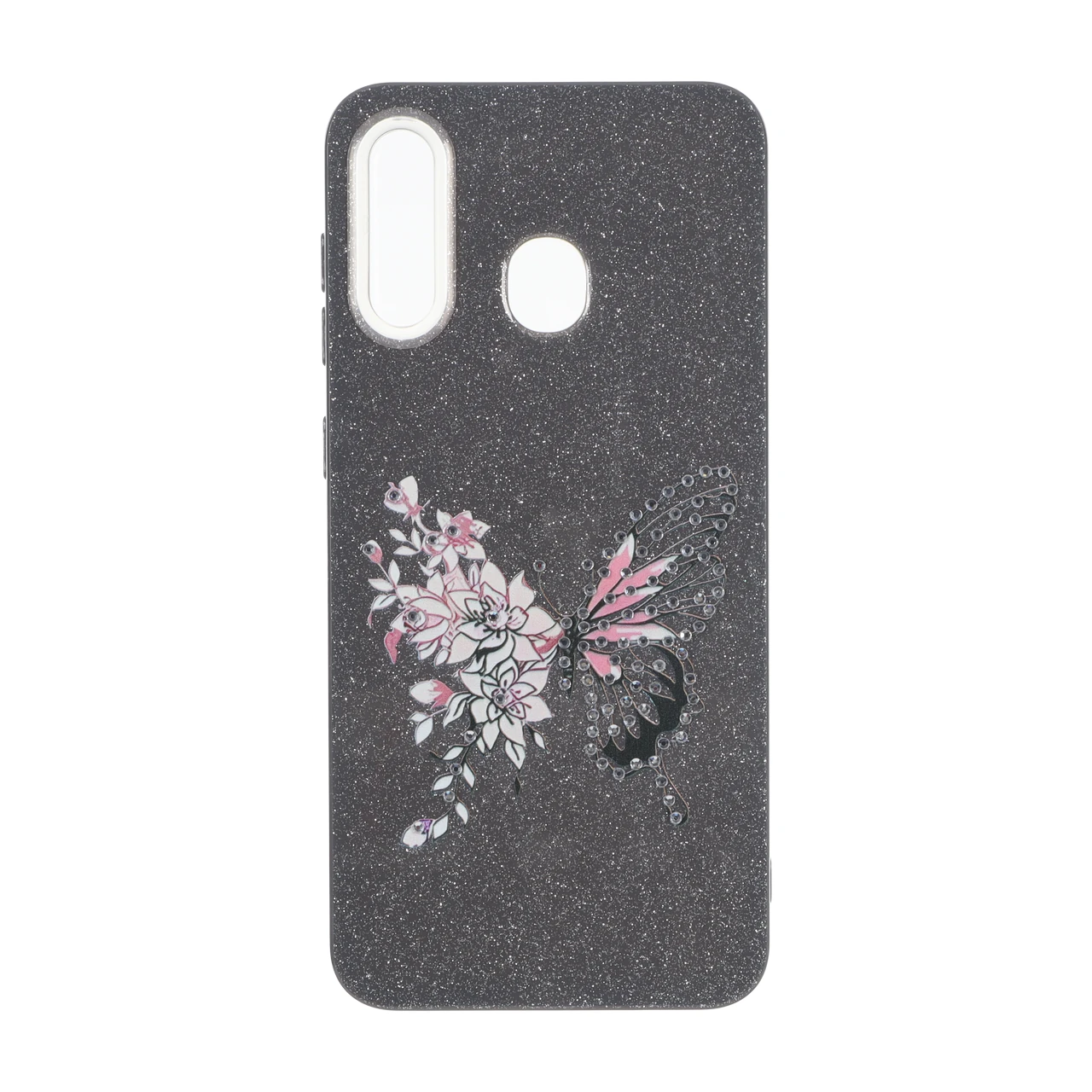 قاب طرح ButterFly نگین دار اکلیلی مناسب برای سامسونگ گلکسی A30 و A20