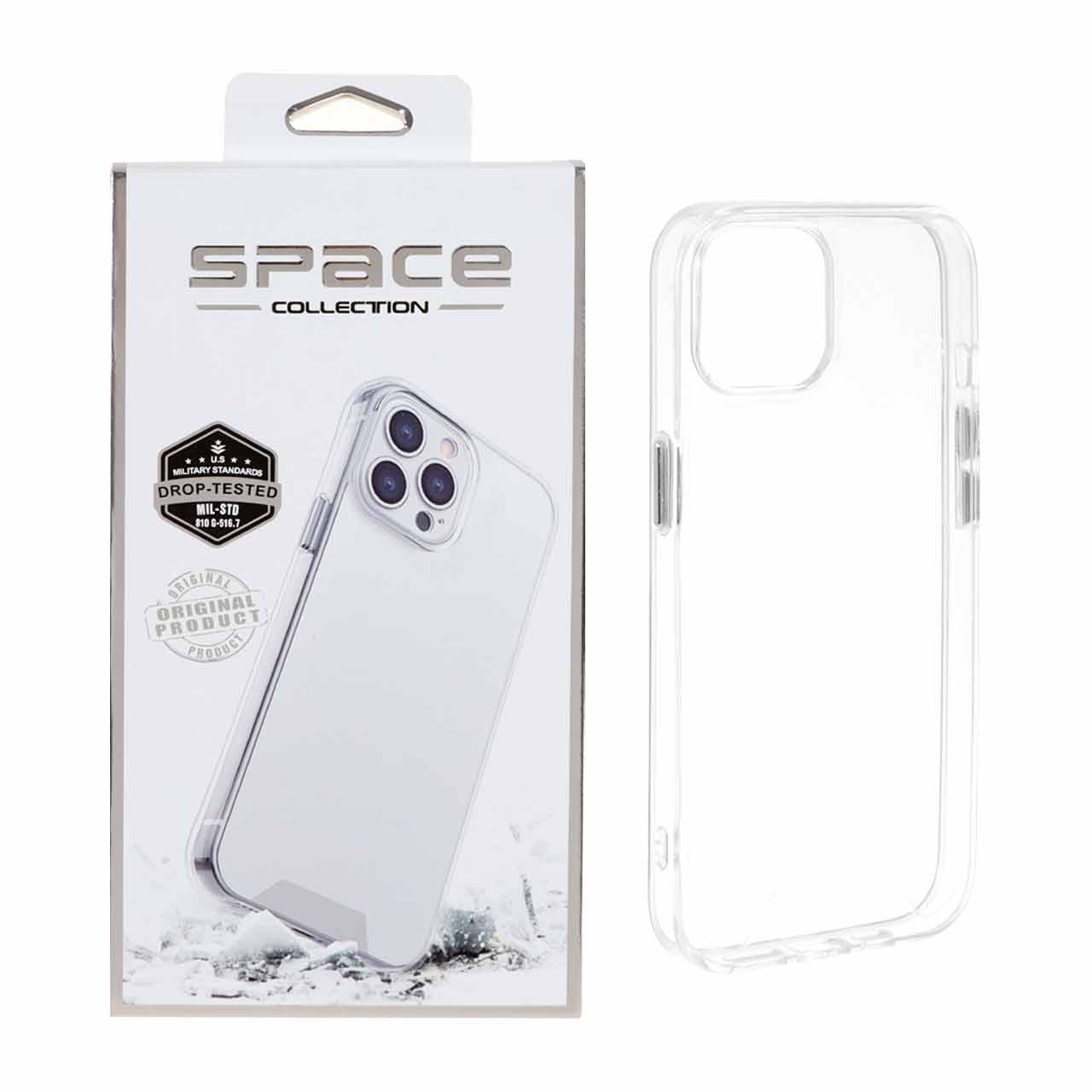 قاب اورجینال Space شفاف ضد ضربه مناسب برای آیفون 13 و آیفون 14