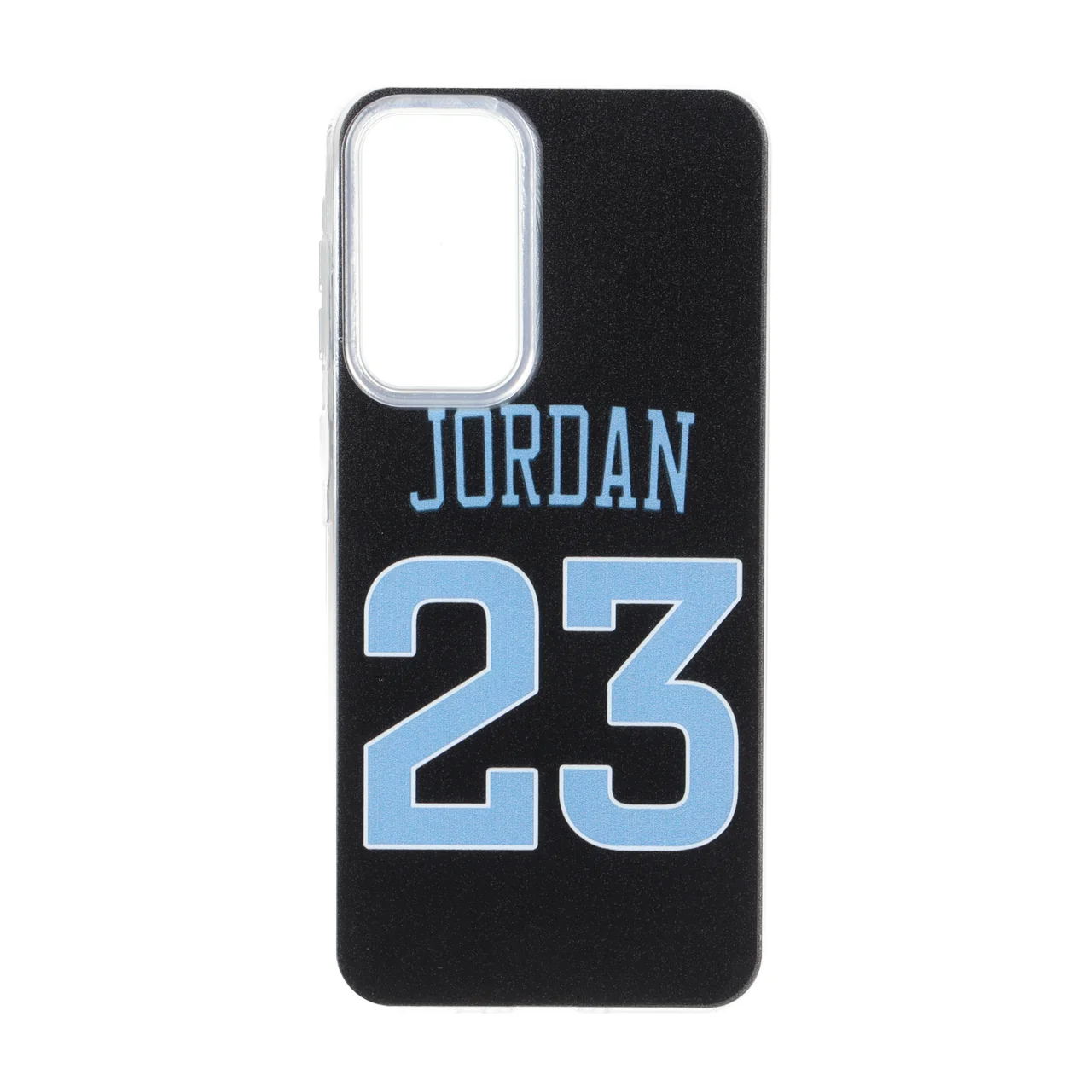 قاب طرح Jordan 23 دور ژله ای شفاف مناسب برای سامسونگ گلکسی A56 و A36
