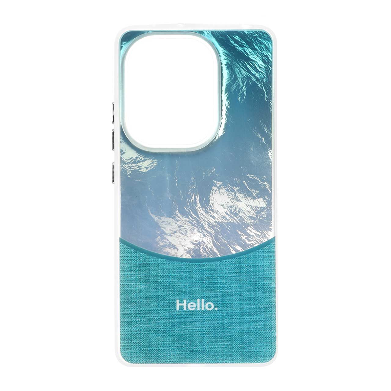 قاب طرح جین Ice Hello مناسب برای شیائومی ردمی نوت 14 اس / نوت 13 پرو 4G / پوکو ام 6 پرو 4G آبی