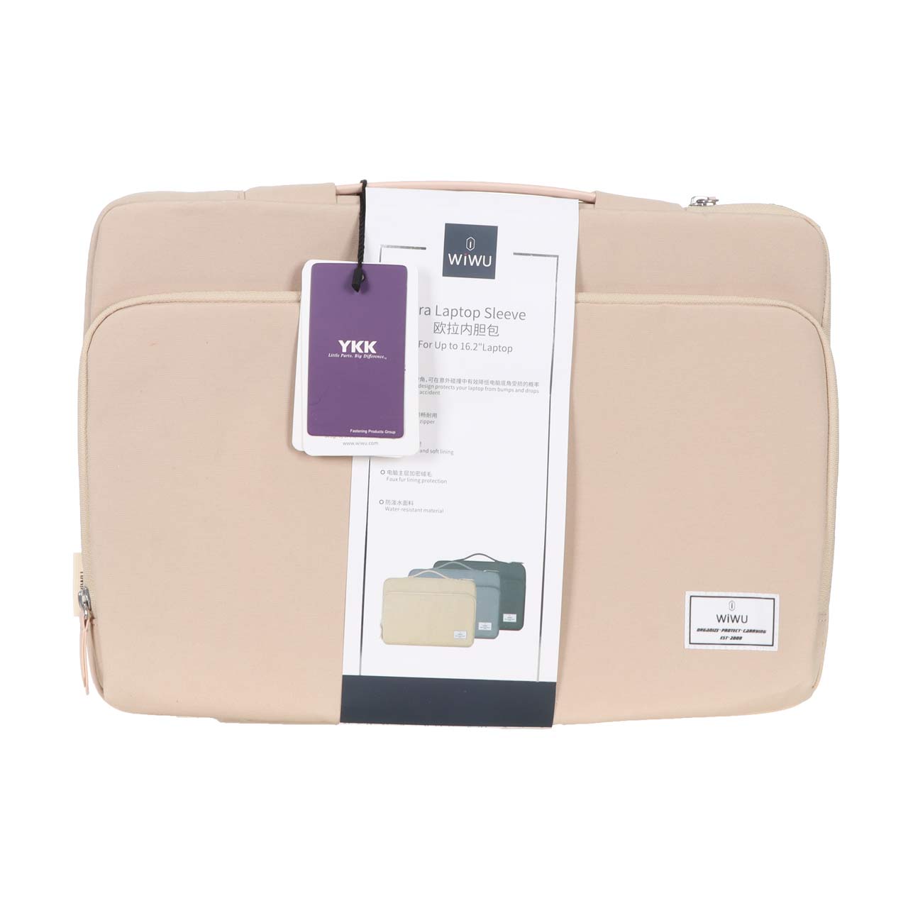 کیف لپ تاپ 16 اینچی Wiwu مدل Ora Laptop Sleeve - کرم