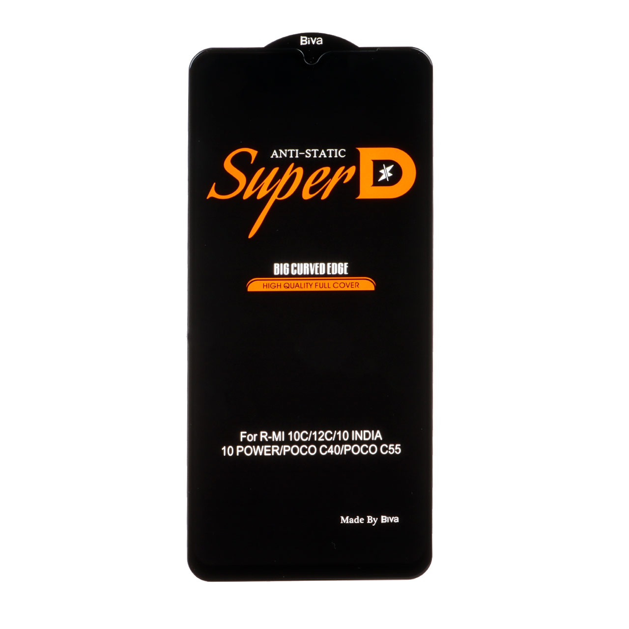 محافظ صفحه نمایش شیشه ای Super D Biva مناسب برای شیائومی Redmi A3 / A3x / 10C / 12C / 11A / 10 Power و پوکو C40 / C55 / C61