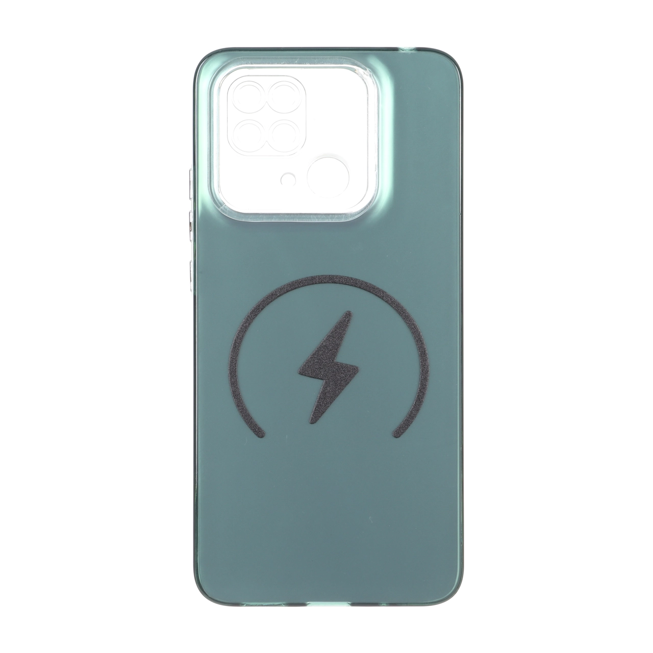 قاب طرح مگ سیف Spark SO COOL با محافظ لنز شفاف مناسب برای شیائومی ردمی 10C، ردمی 10 پاور و پوکو C40 - رنگ سبز
