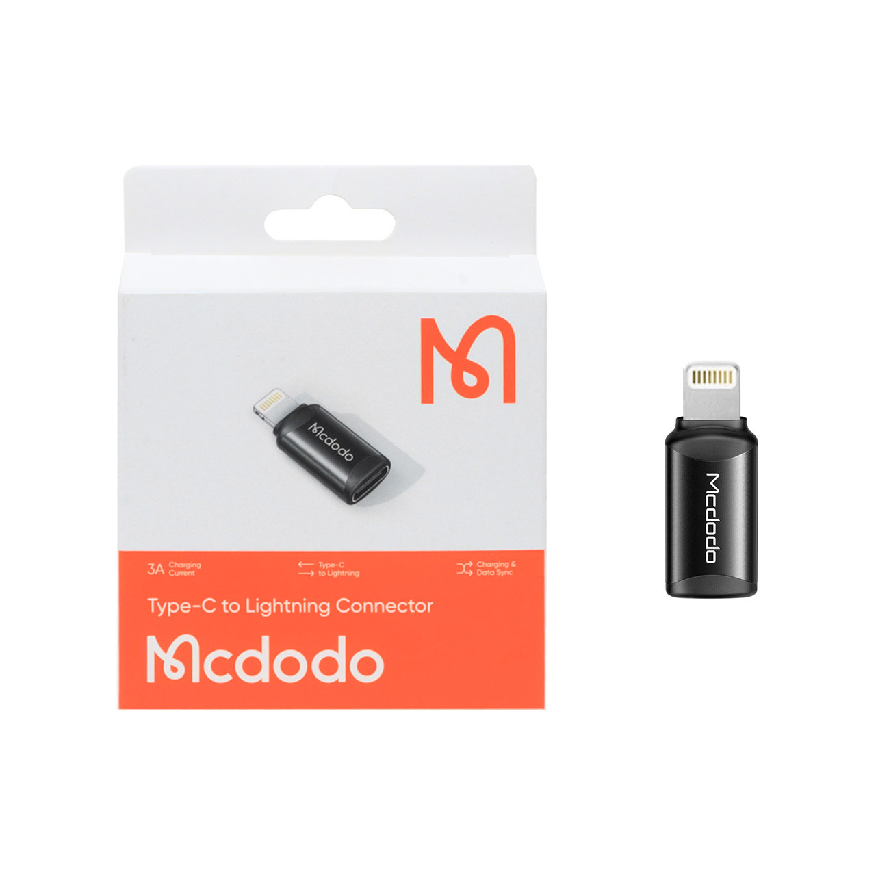 تبدیل Type-C به لایتنینگ مک دودو Mcdodo مدل OT-7680 مشکی