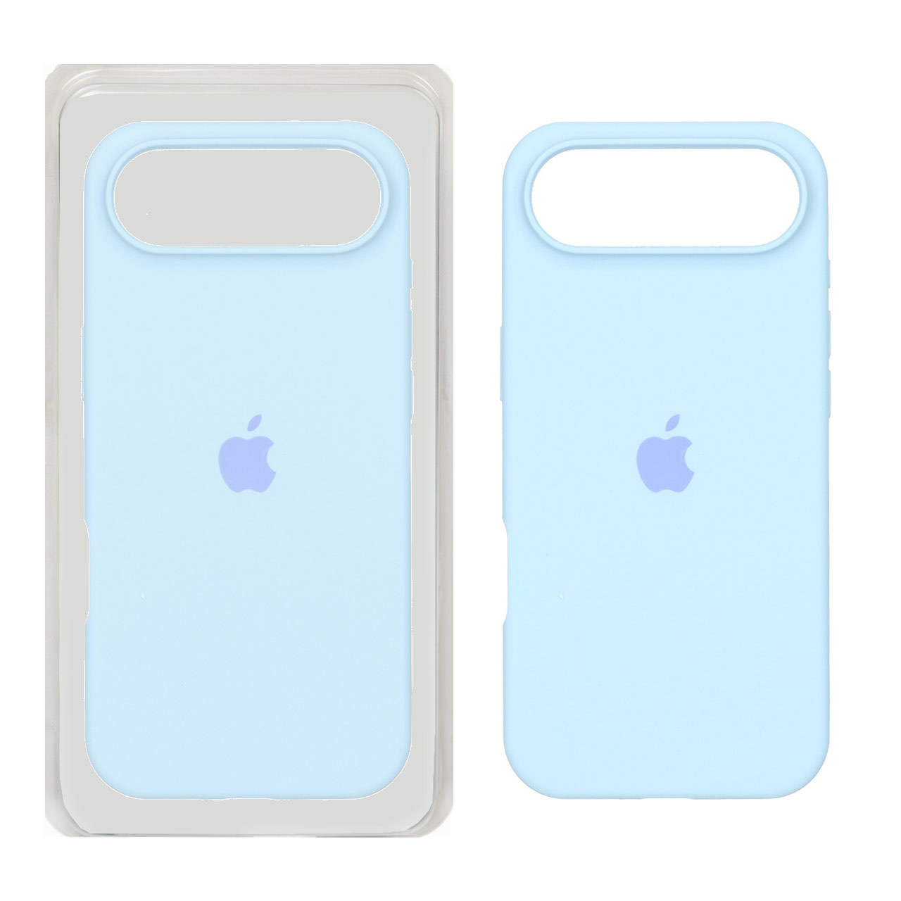 قاب سیلیکونی پاک کنی اورجینال Apple iPhone 17 Air - آبی آسمانی