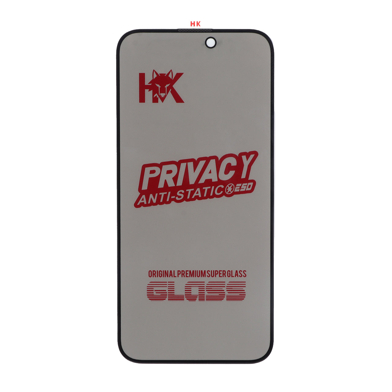 محافظ صفحه نمایش شیشه ای Anti Static - ESD HK Privacy مدل Apple iPhone 14 Pro Max