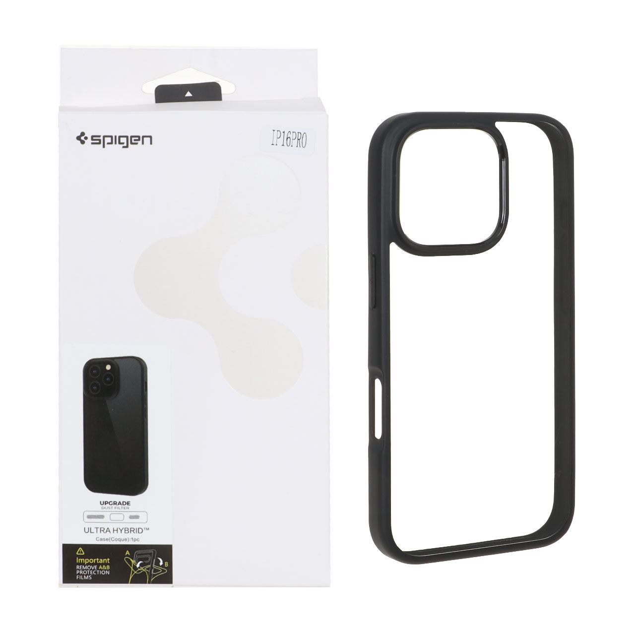 قاب اورجینال Spigen Ultra Hybrid با توری اسپیکر فلزی مناسب برای آیفون 16 پرو