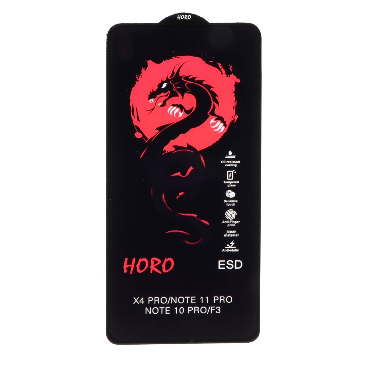 محافظ صفحه نمایش شیشه ای Full Cover ESD Horo مدل Xiaomi Redmi Note 14 4G / Note 12 Pro 4G / Note 11 Pro / Note 11 Pro Plus / Note 10 Pro 4G / Note 10 Pro Max / Poco F3 / F3 GT / F4 / X4 Pro / Mi 13T / Mi 13T Pro