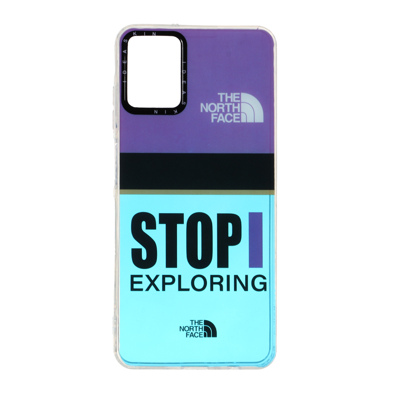 قاب هولوگرامی طرح North Face (Stop Exploring) مناسب برای سامسونگ گلکسی A06