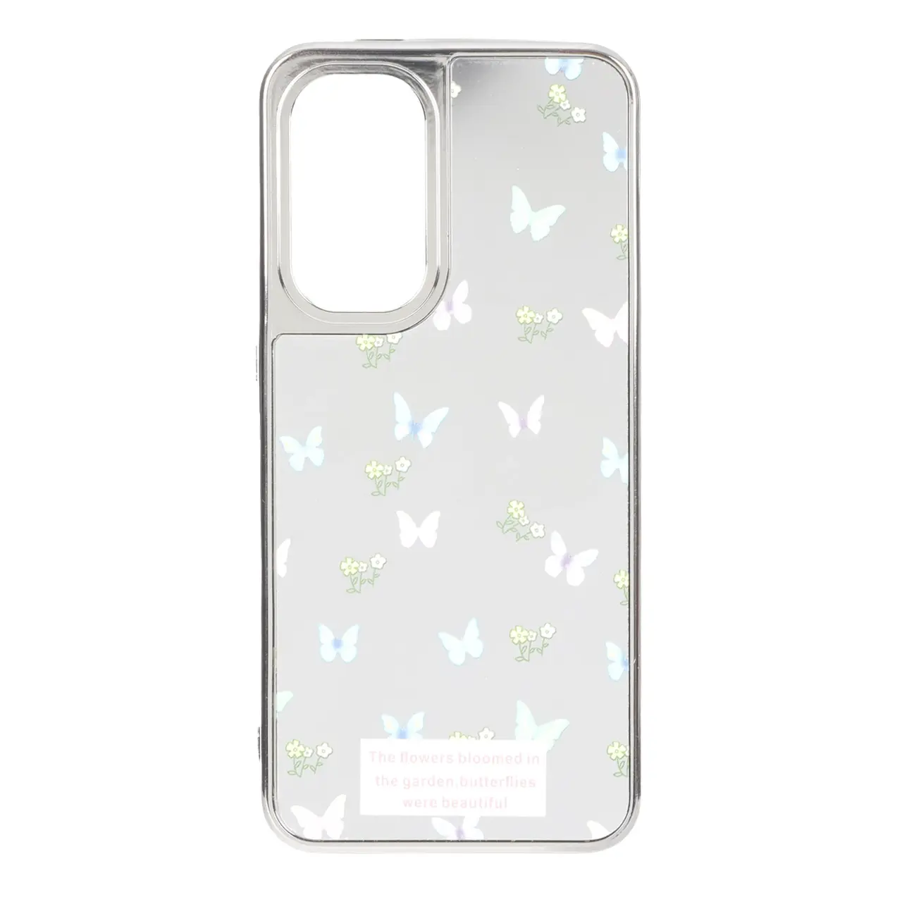 قاب آینه ای Silver طرح دار Samsung Galaxy A56 / A36 - کد 96