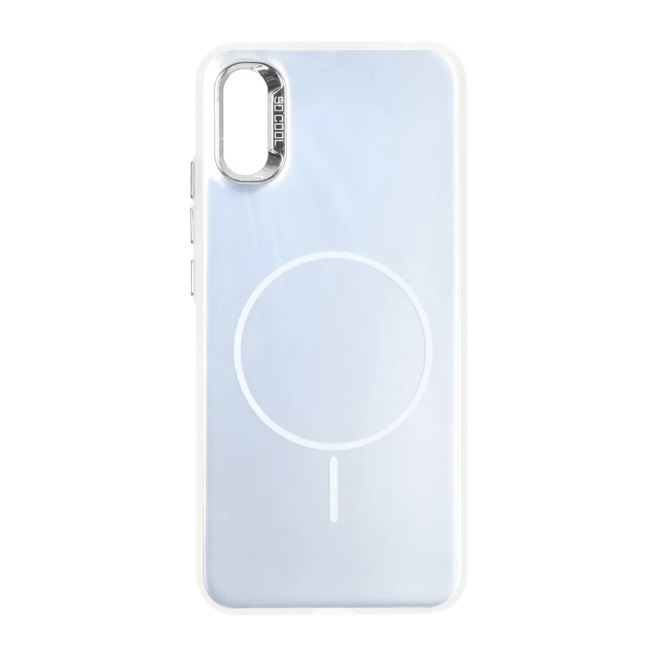 قاب SO COOL طرح مگ سیف Slim مدل Xiaomi Redmi 9A / Redmi 9A Sport / Redmi 9AT - نقره ای