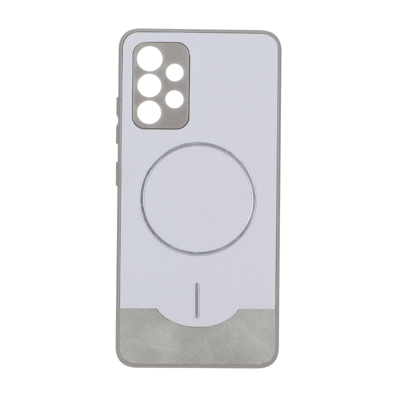 قاب Line Case جیر MagSafe فلزی محافظ لنزدار طوسی مناسب برای سامسونگ گلکسی A32 4G