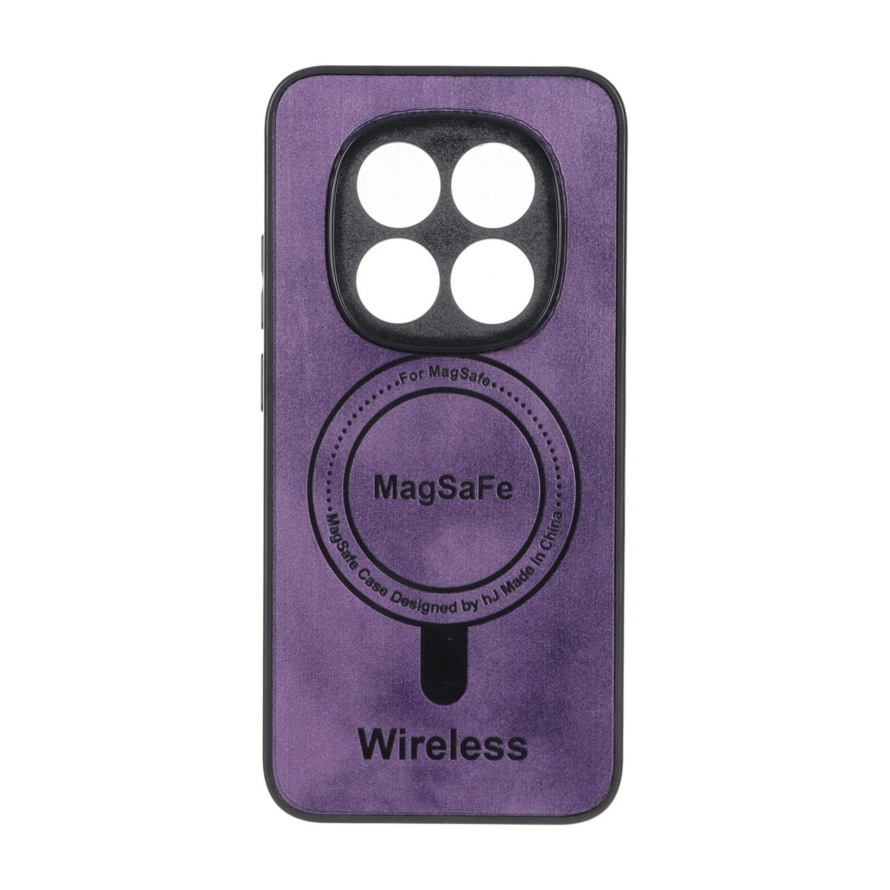 قاب Wireless طرح مگ سیف محافظ لنز برجسته مناسب برای شیائومی ردمی نوت ۱۵ پرو ۵جی