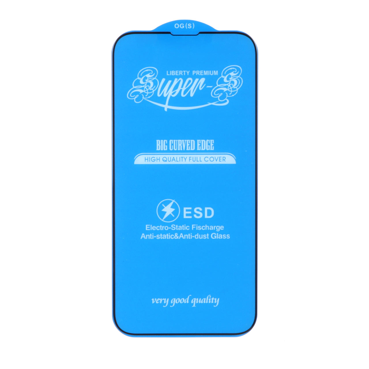 محافظ صفحه نمایش شیشه ای مات آنتی استاتیک Super S-OG فول کاور مناسب برای آیفون 13، آیفون 13 پرو، آیفون 14 و 16e