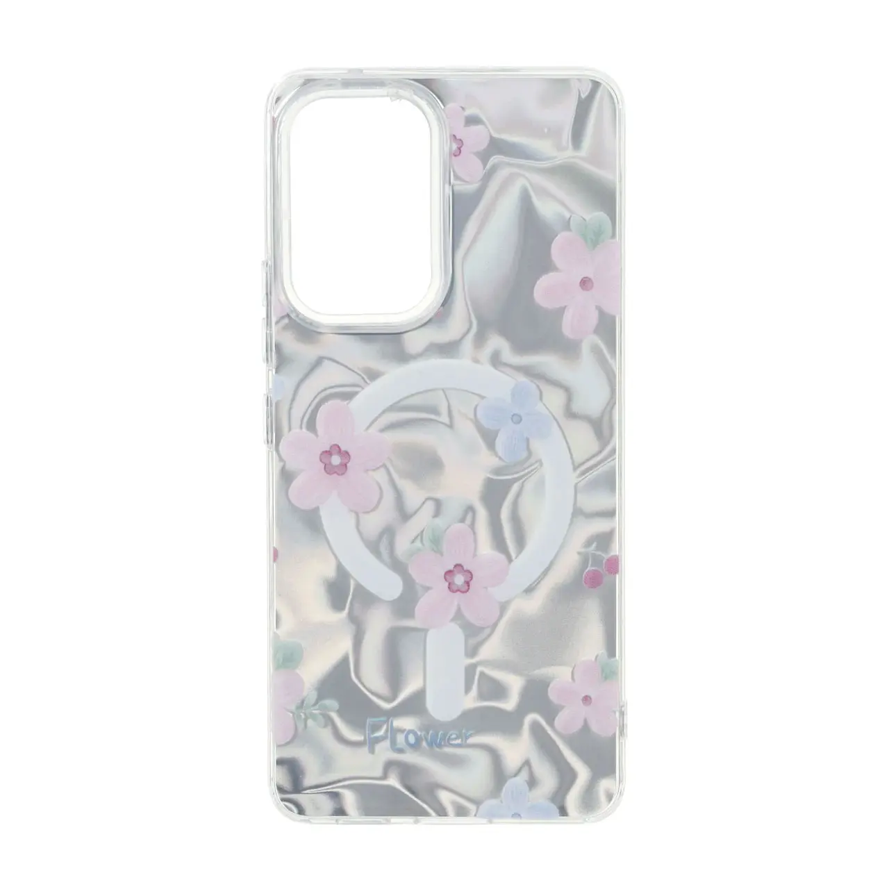 قاب طرح گل Silver Cloud مگ سیف مناسب برای سامسونگ گلکسی A53