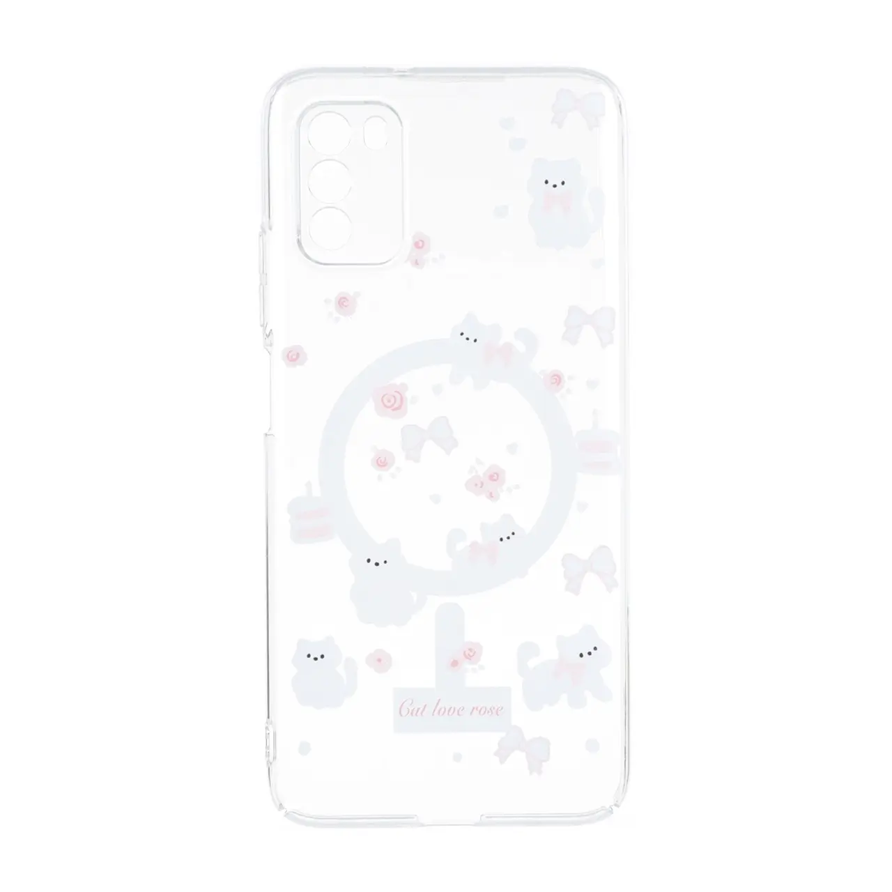 قاب Cute کریستالی طرح مگ سیف محافظ لنزدار Xiaomi Poco M3 - کد 38