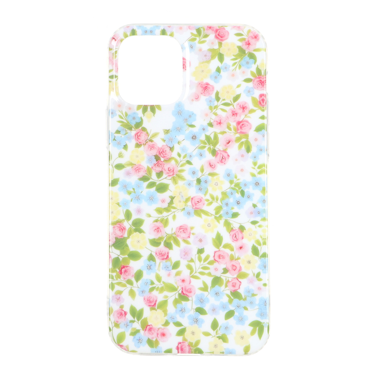 قاب طرح گل Flower پشت سخت دور ژله ای مناسب برای آیفون 12 پرو و آیفون 12