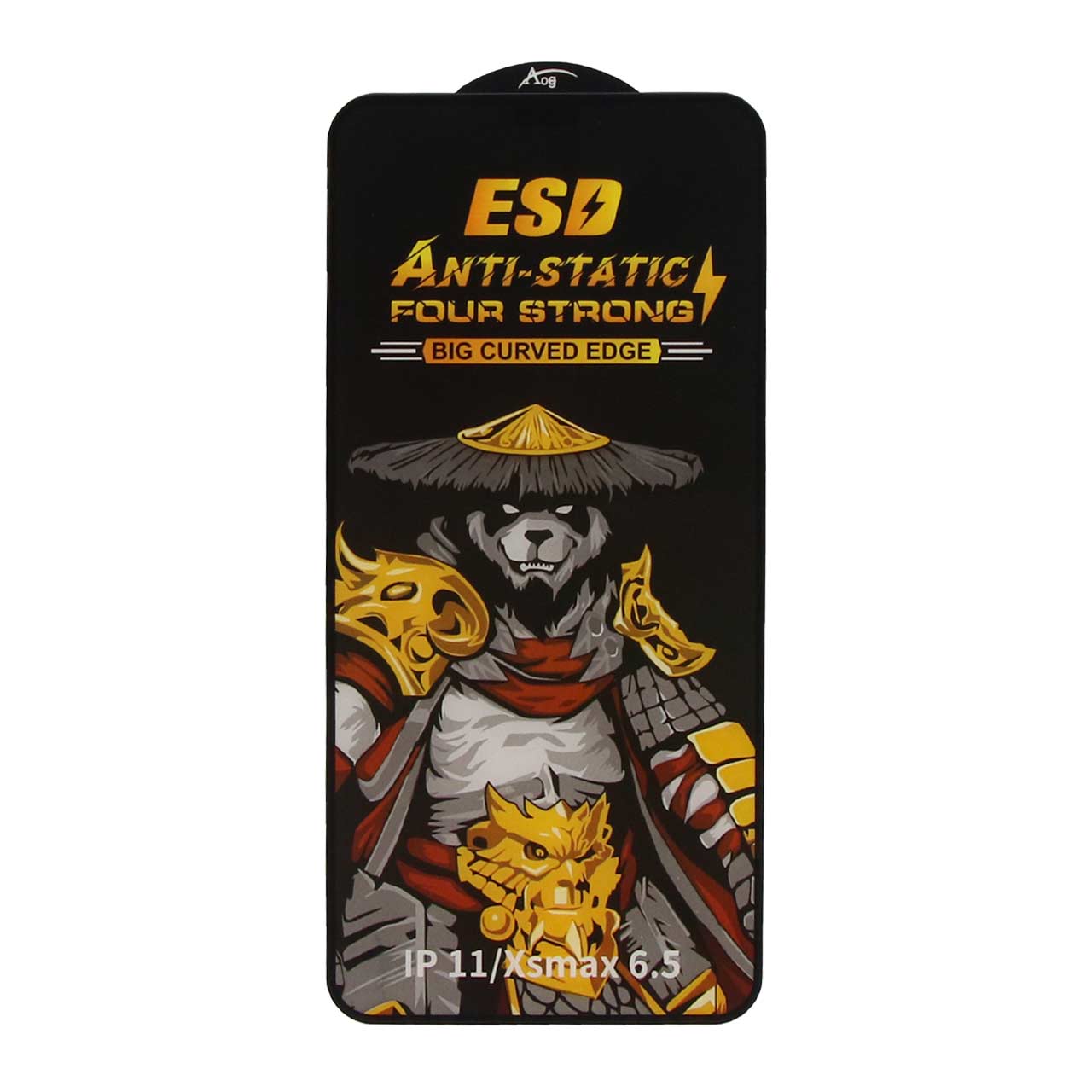 محافظ صفحه نمایش شیشه ای ESD-Anti Static Four strong مدل Iphone X Max / XS Max / 11 Pro Max (بدون پک)