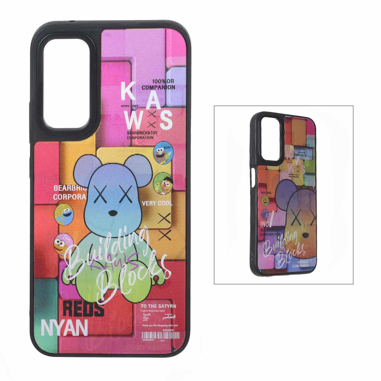 قاب طرح 3D هولوگرافیک KAWS مدل Building Blocks مناسب برای سامسونگ گلکسی A34