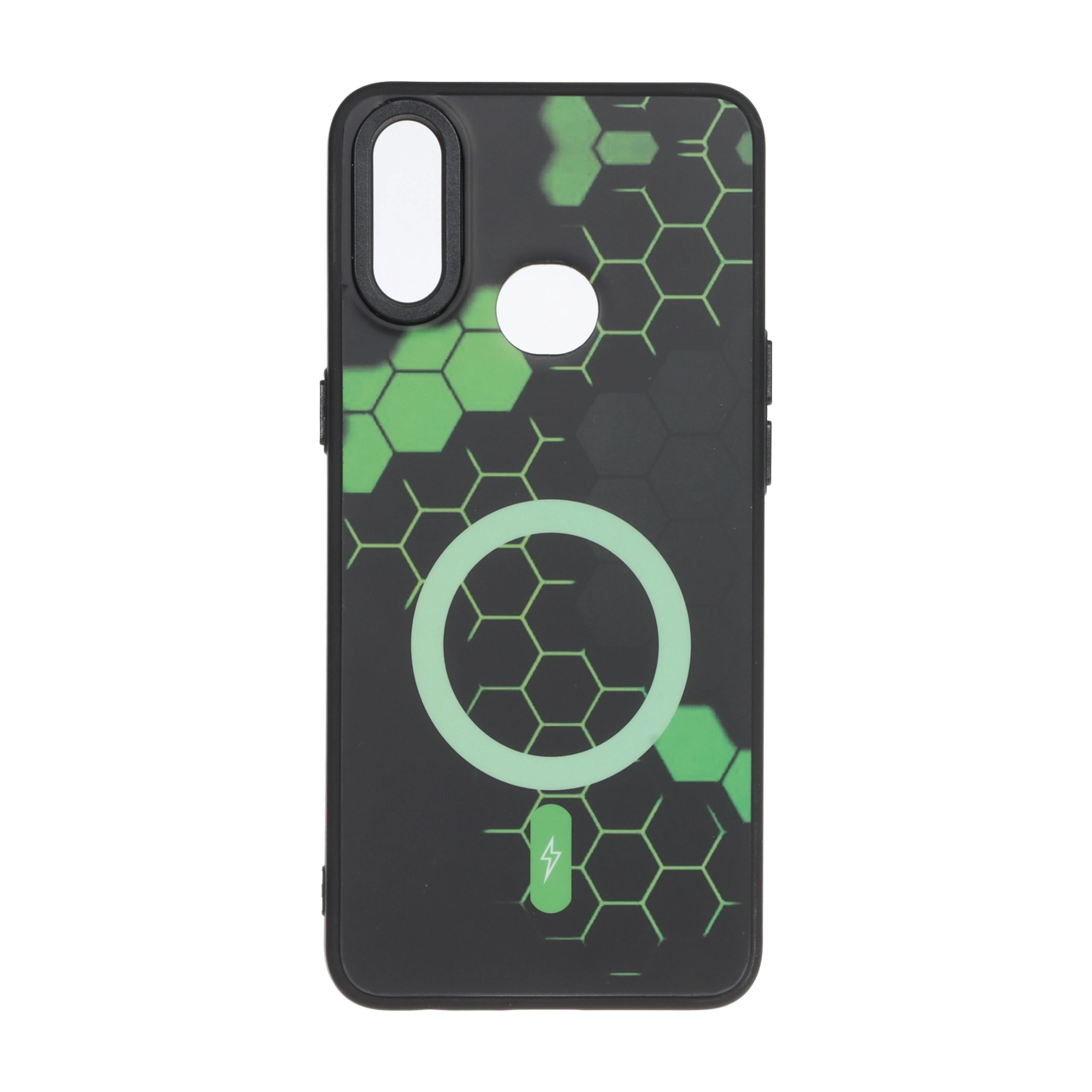 قاب طرح Hexagon مگ سیف سبز مناسب برای سامسونگ گلکسی A10s