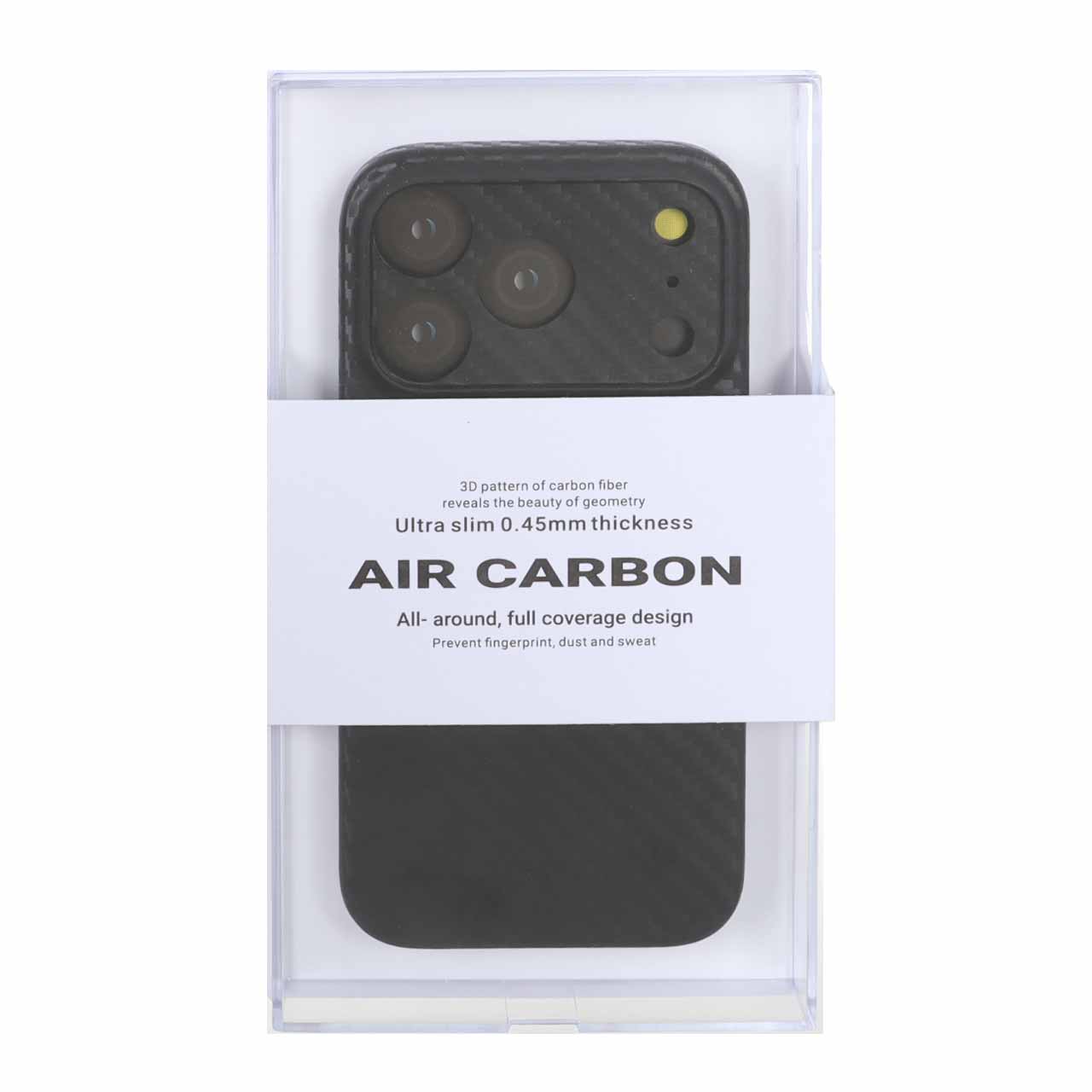 قاب محافظ لنزدار Original KZDoo Air Carbon مدل Apple iPhone 17 Pro - مشکی
