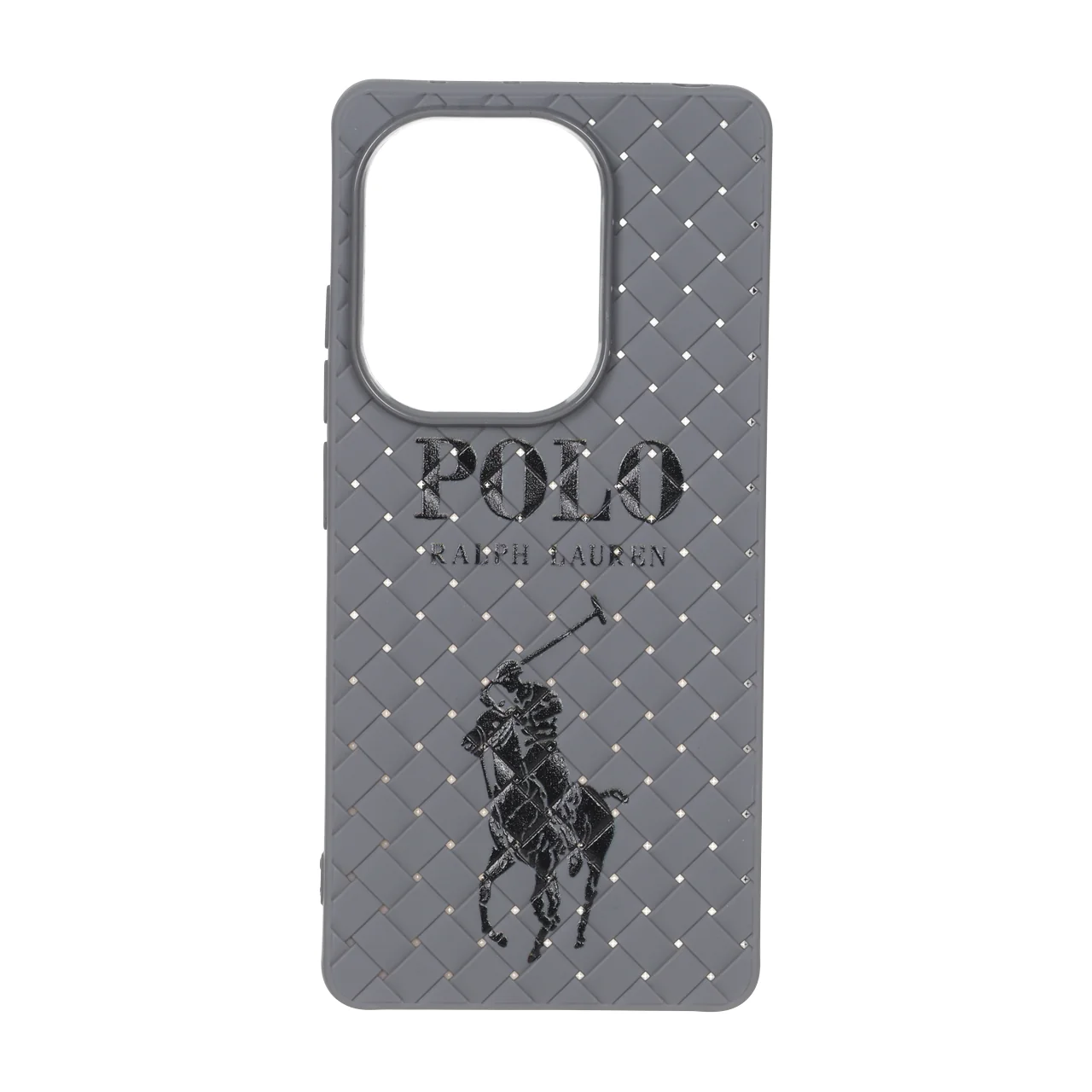 قاب حصیری طرح Polo دور لنز براق مناسب برای شیائومی ردمی نوت 14 اس / ردمی نوت 13 پرو 4G / پوکو ام 6 پرو 4G