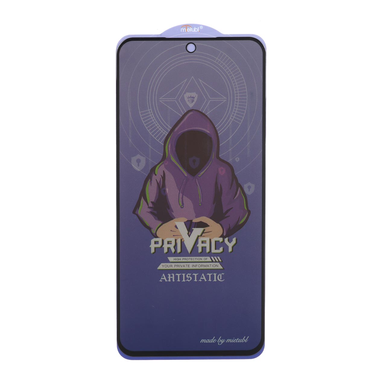 محافظ صفحه نمایش شیشه‌ای تمام صفحه میتوبل مدل Anti Static Privacy NTC مناسب برای سامسونگ گلکسی S23 FE، A54 و آنر 400