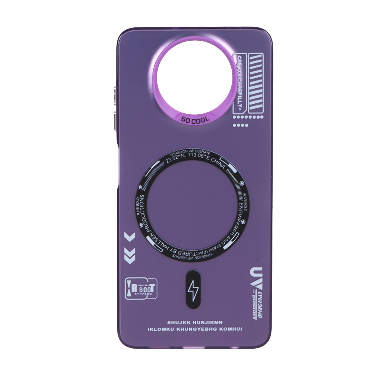 قاب طرح SO COOL مگ سیف RT بنفش مناسب برای شیائومی پوکو X3/X3 پرو/X3 NFC
