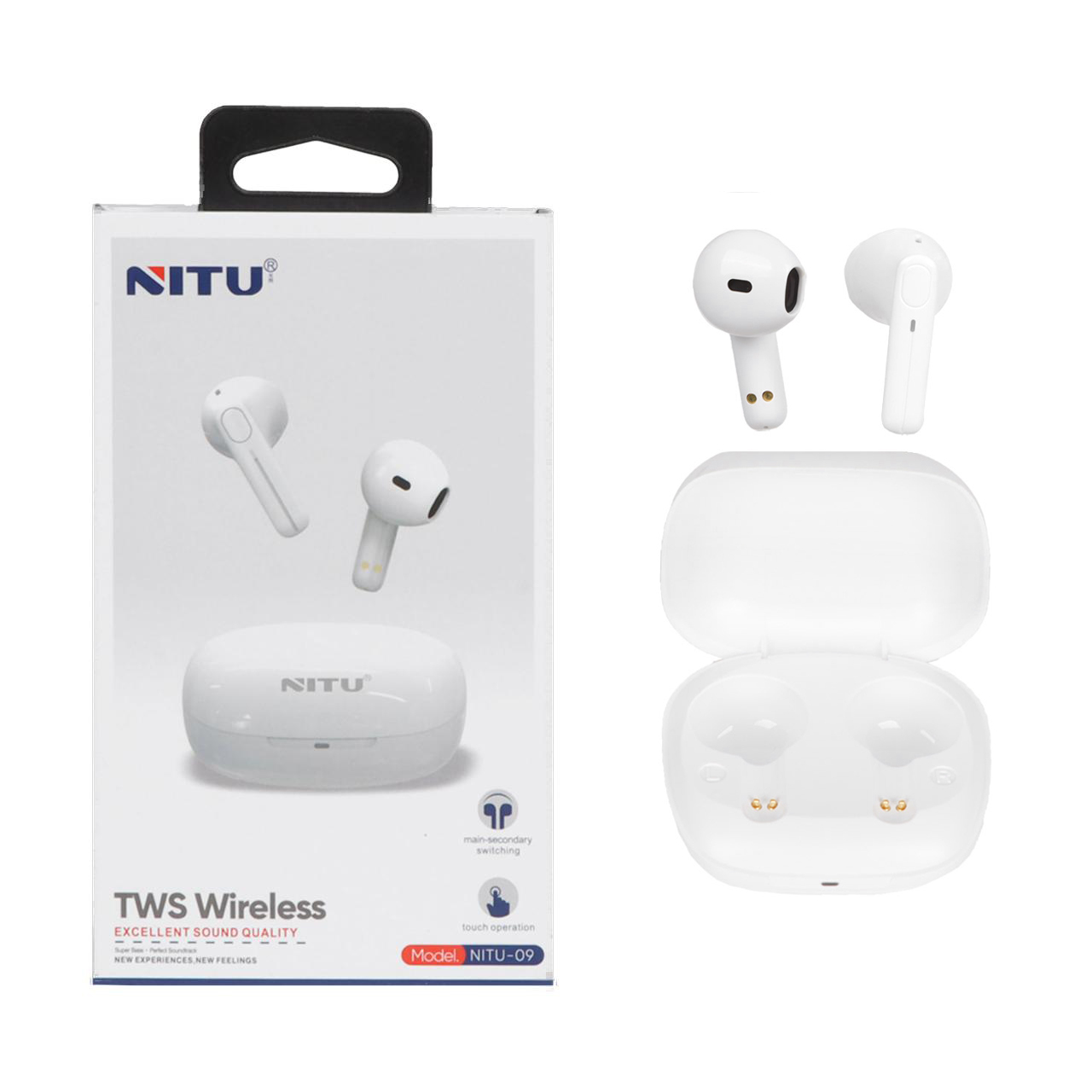 هندزفری بلوتوثی NITU مدل NITU-09 سفید