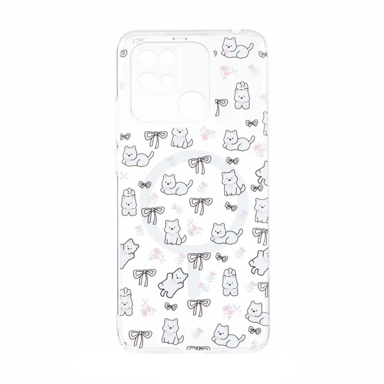 قاب Cute کریستالی طرح مگ سیف محافظ لنزدار Xiaomi Redmi 10C / Redmi 10 Power / Poco C40 - کد 180