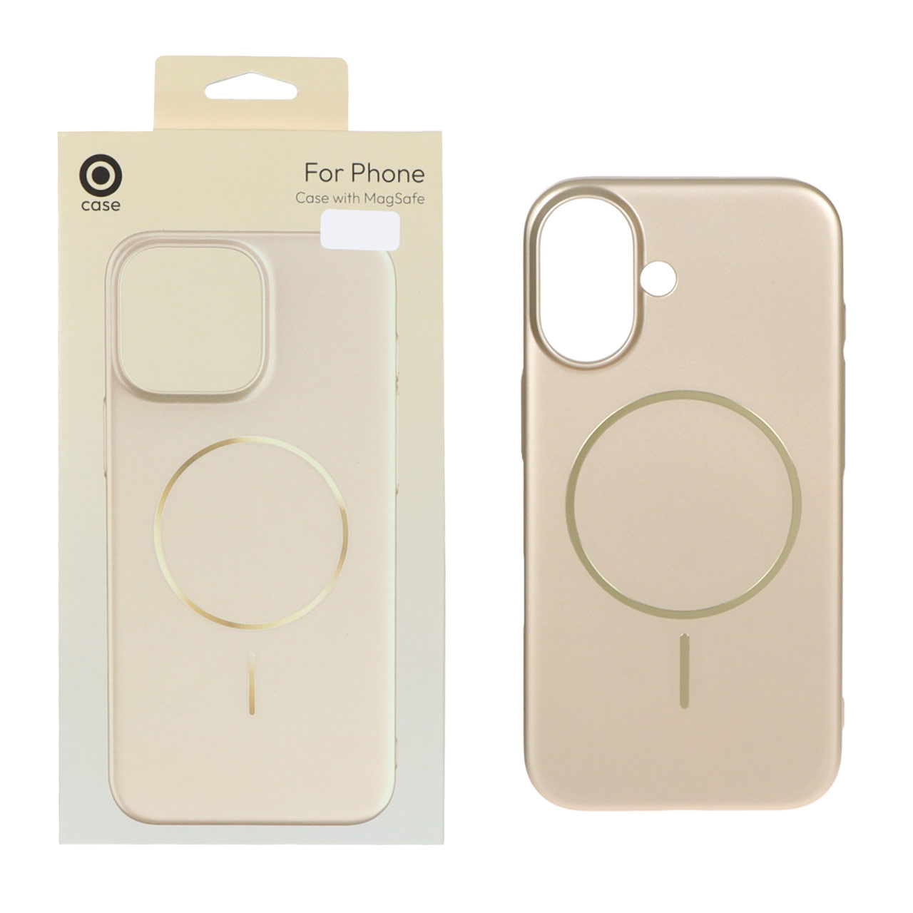 قاب متالیک MagSafe پشت سخت Apple iPhone 16 - طلایی