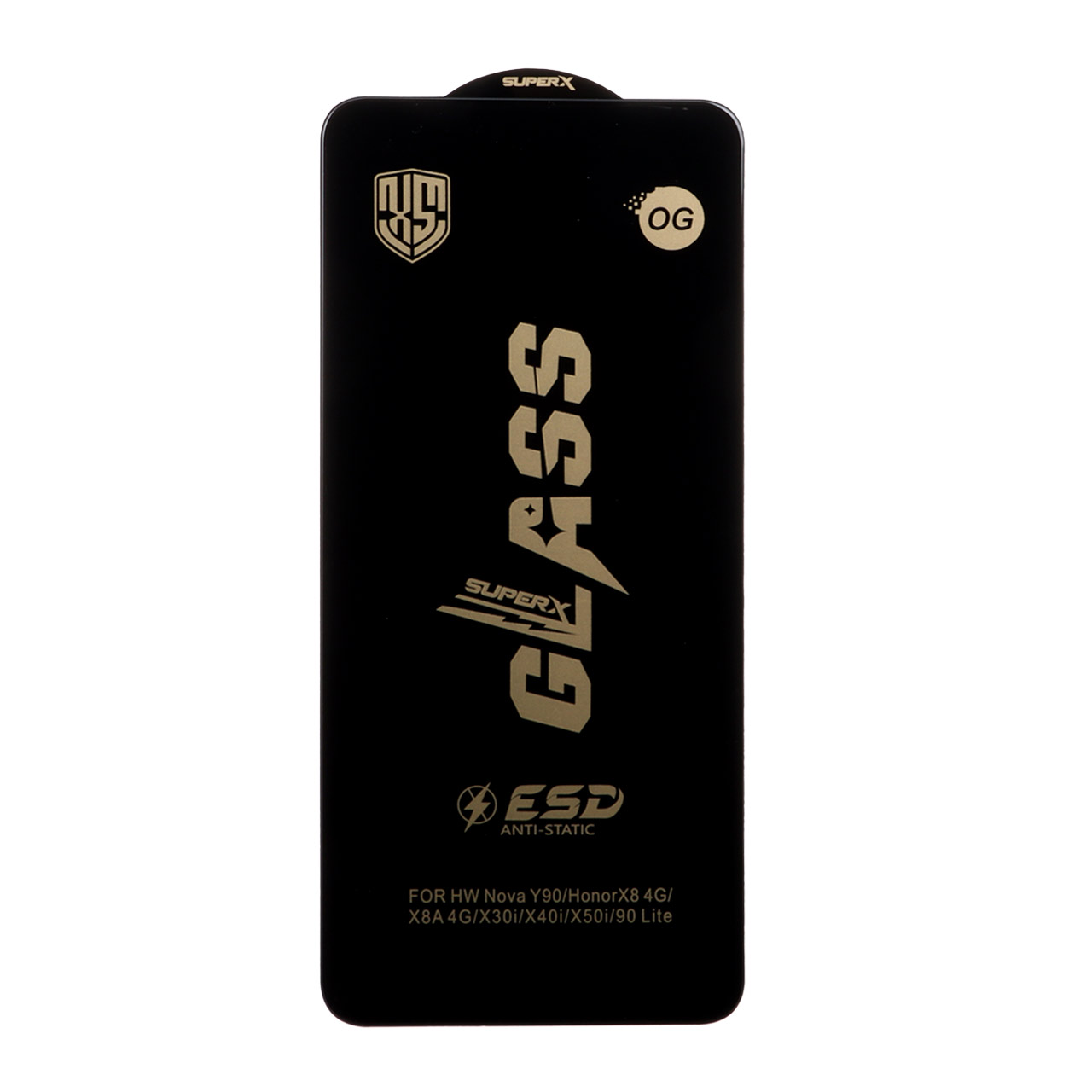 محافظ صفحه نمایش شیشه ای درجه یک Full Cover Super X OG - ESD OVOG مدل Xiaomi Redmi Note 12 4G / Redmi Note 12 5G / Poco X5 / Honor X8 / X8A / X10 / Realme 11 / Oppo A98 / Oppo A58