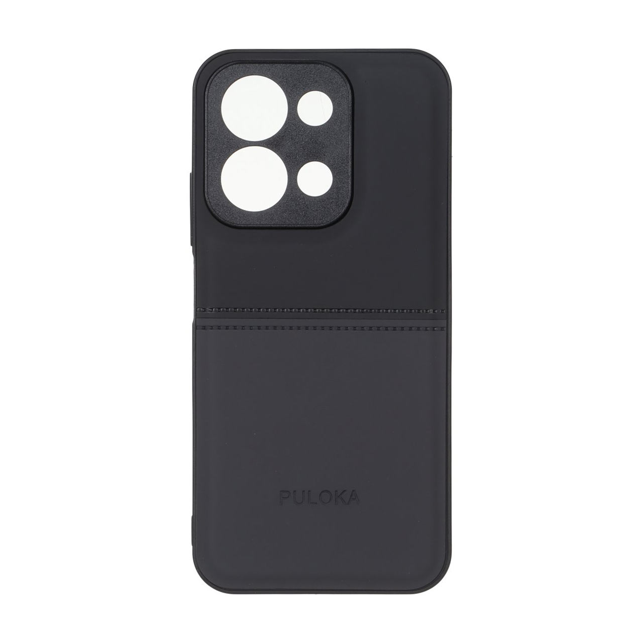 قاب طرح Puloka جیر دو تکه دوخت دار مشکی مناسب برای شیائومی ردمی 15C و پوکو C85