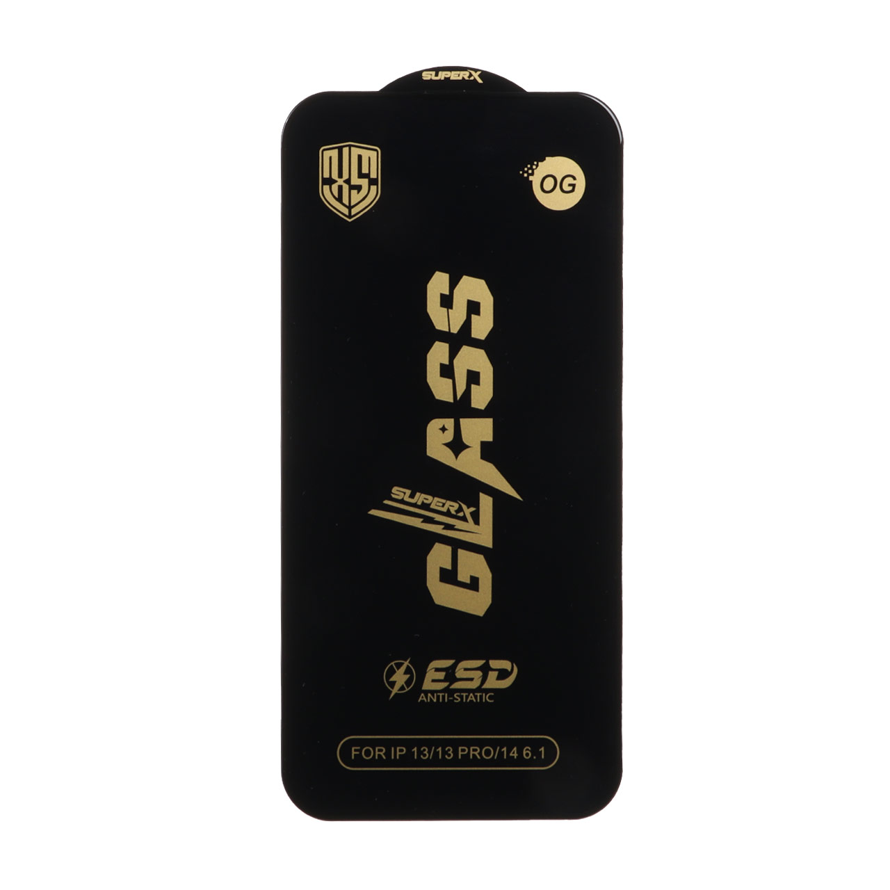 محافظ صفحه نمایش شیشه ای درجه یک Full Cover Super X OG - ESD OVOG مدل Apple iPhone 13 / iPhone 13 Pro / iPhone 14 / 16e