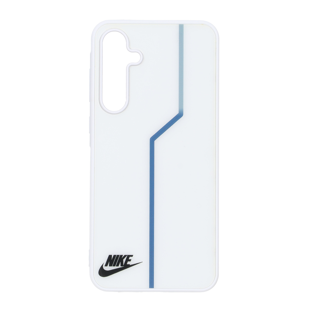 قاب طرح نایک (Nike) با خطوط آبی مناسب برای سامسونگ گلکسی A35 و A55
