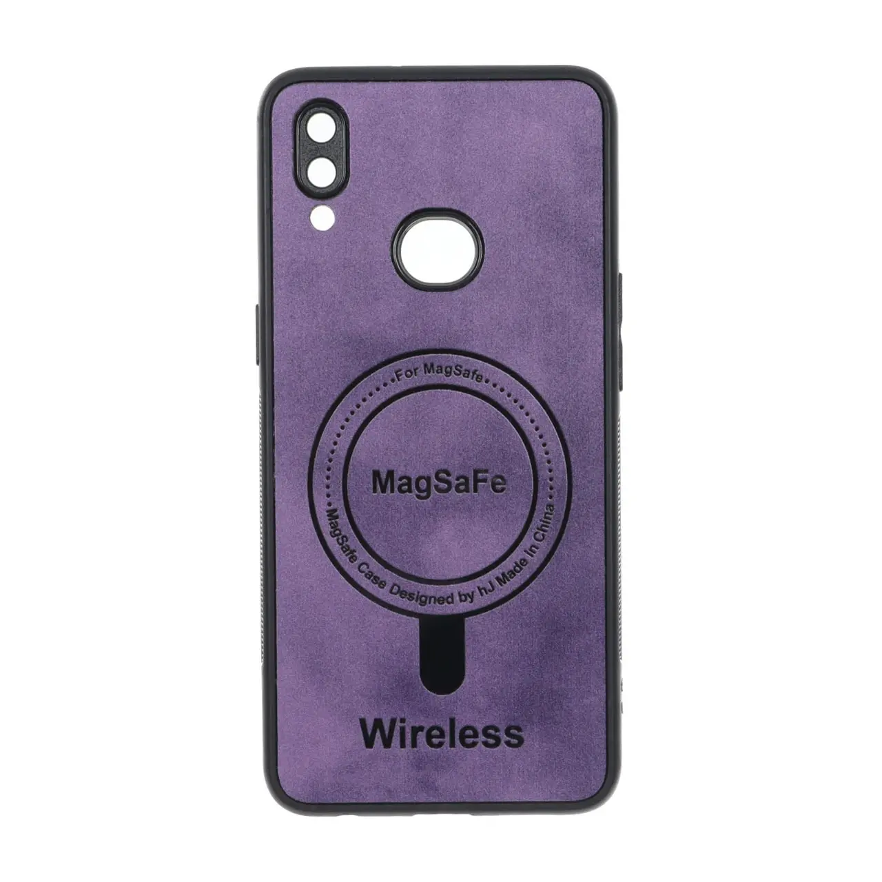 قاب Wireless مگ سیف با محافظ لنز برجسته بنفش مناسب برای سامسونگ گلکسی A10s