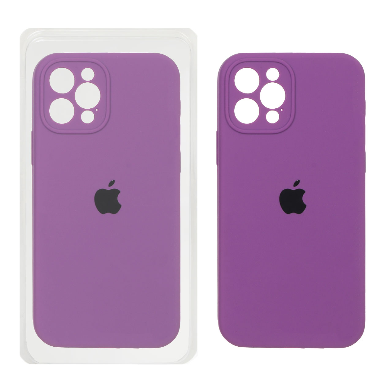 قاب سیلیکونی پاک کنی اورجینال ++A مدل Apple iPhone 12 Pro - ارغوانی (پک دار)